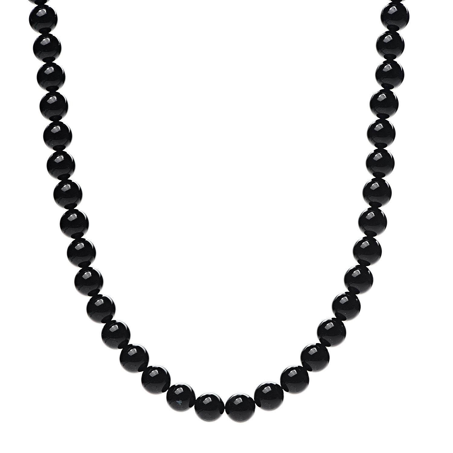 tiffany black onyx toggle necklace