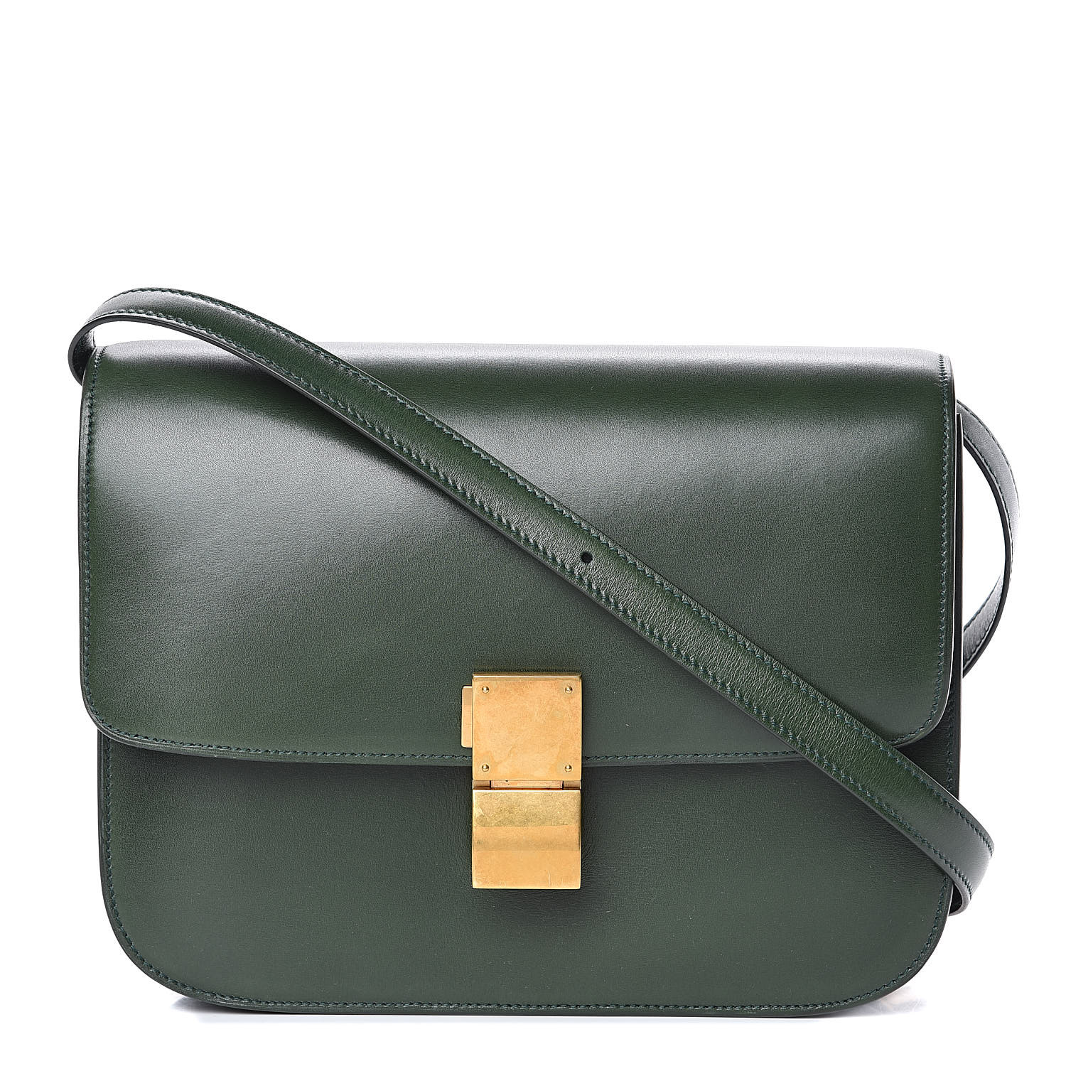 celine green box bag