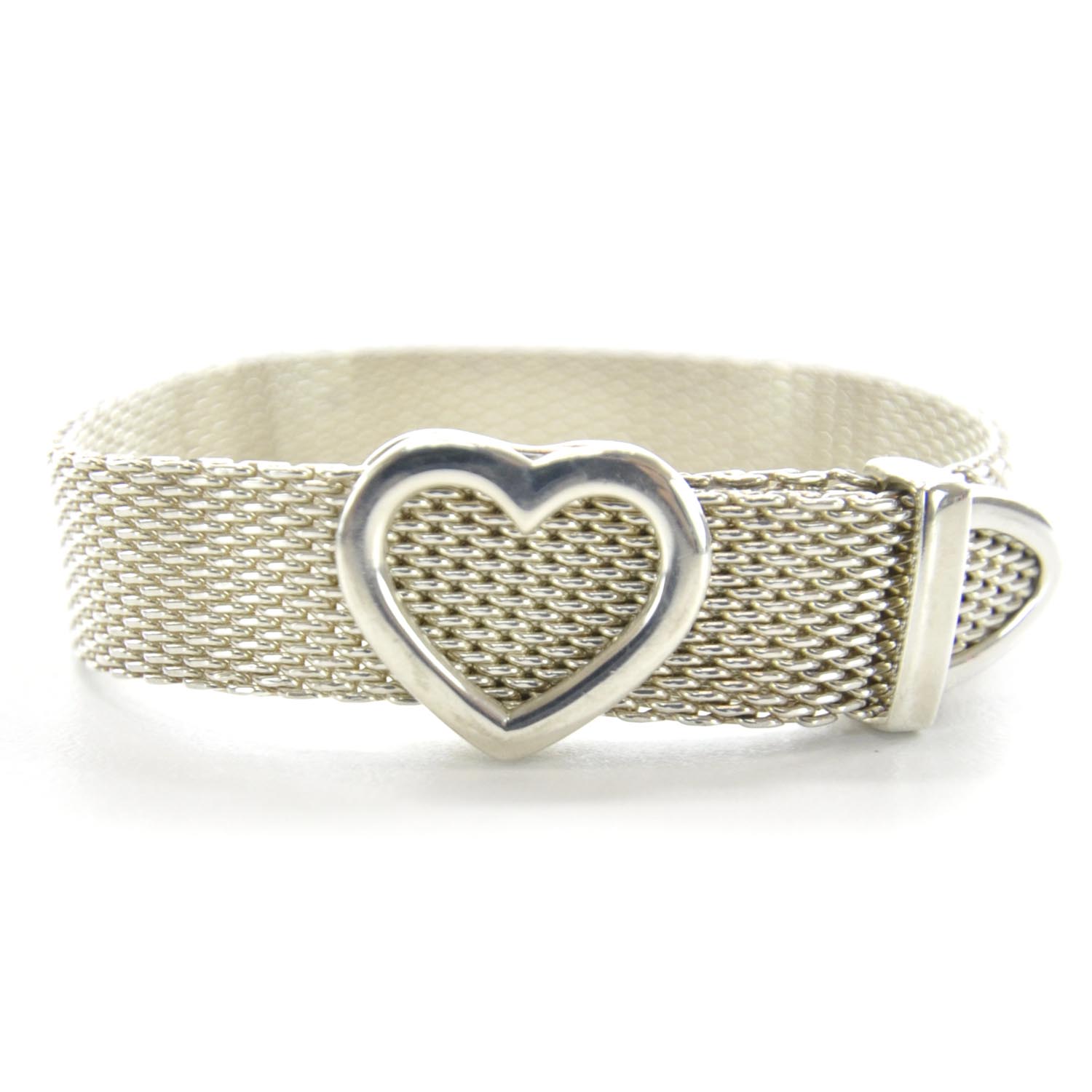 tiffany mesh heart bracelet