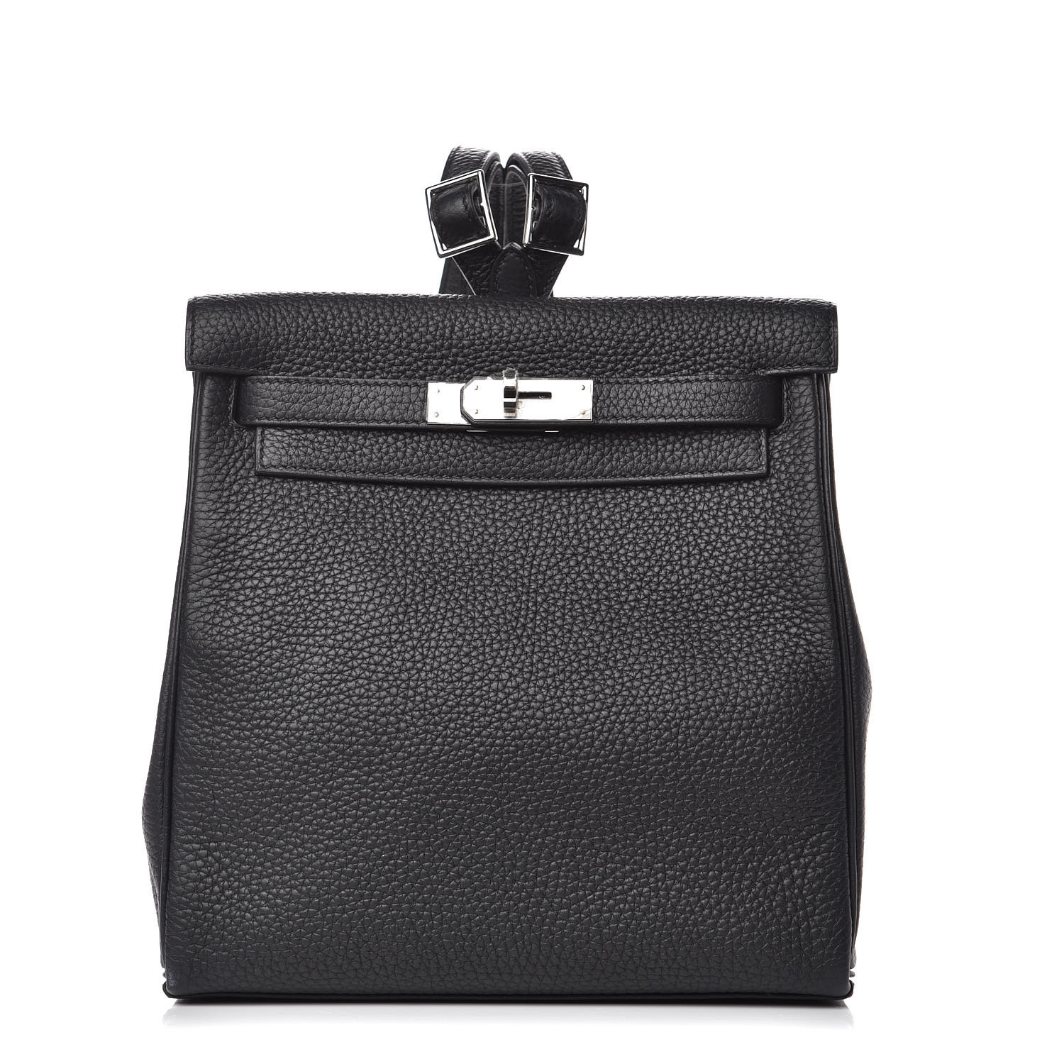 hermes black backpack