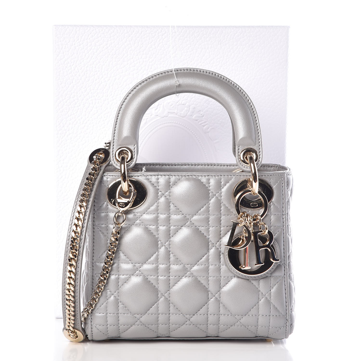 lady dior mini metallic