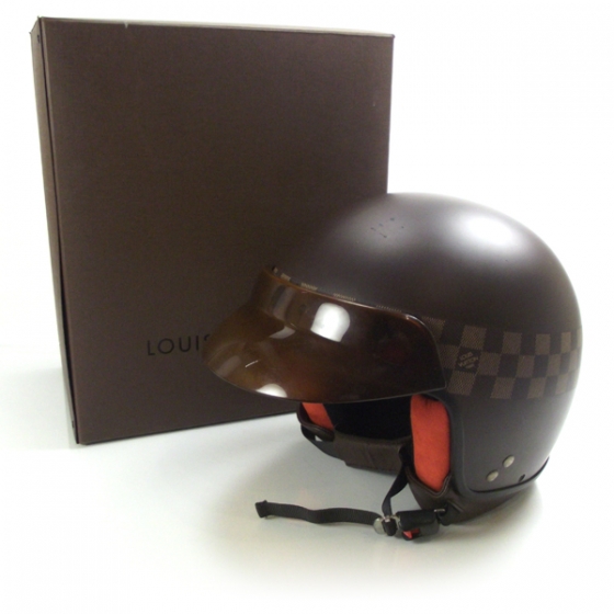 LOUIS VUITTON Damier Mini Jet GM Motorcycle Helmet LTD ED 20560
