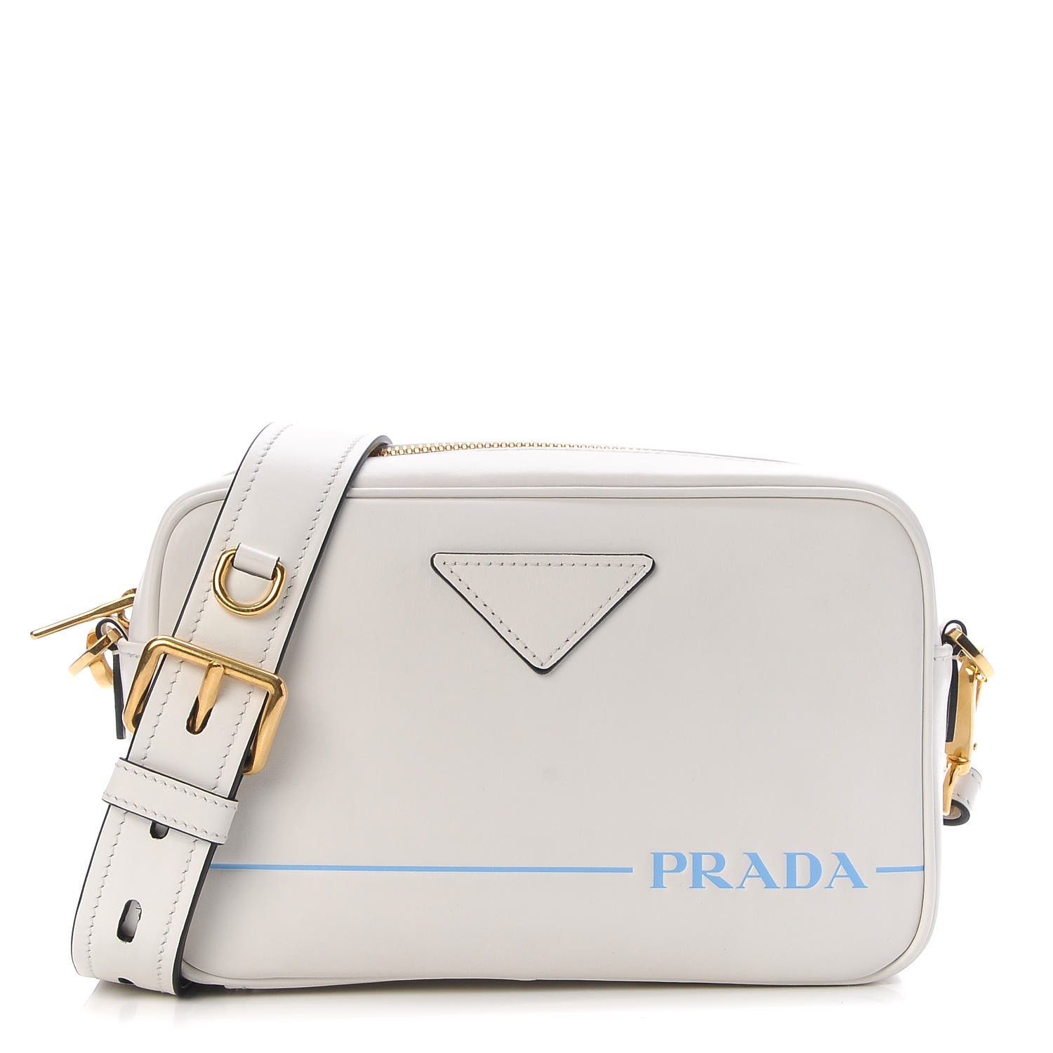 PRADA City Calf Mirage Shoulder Bag White 298072