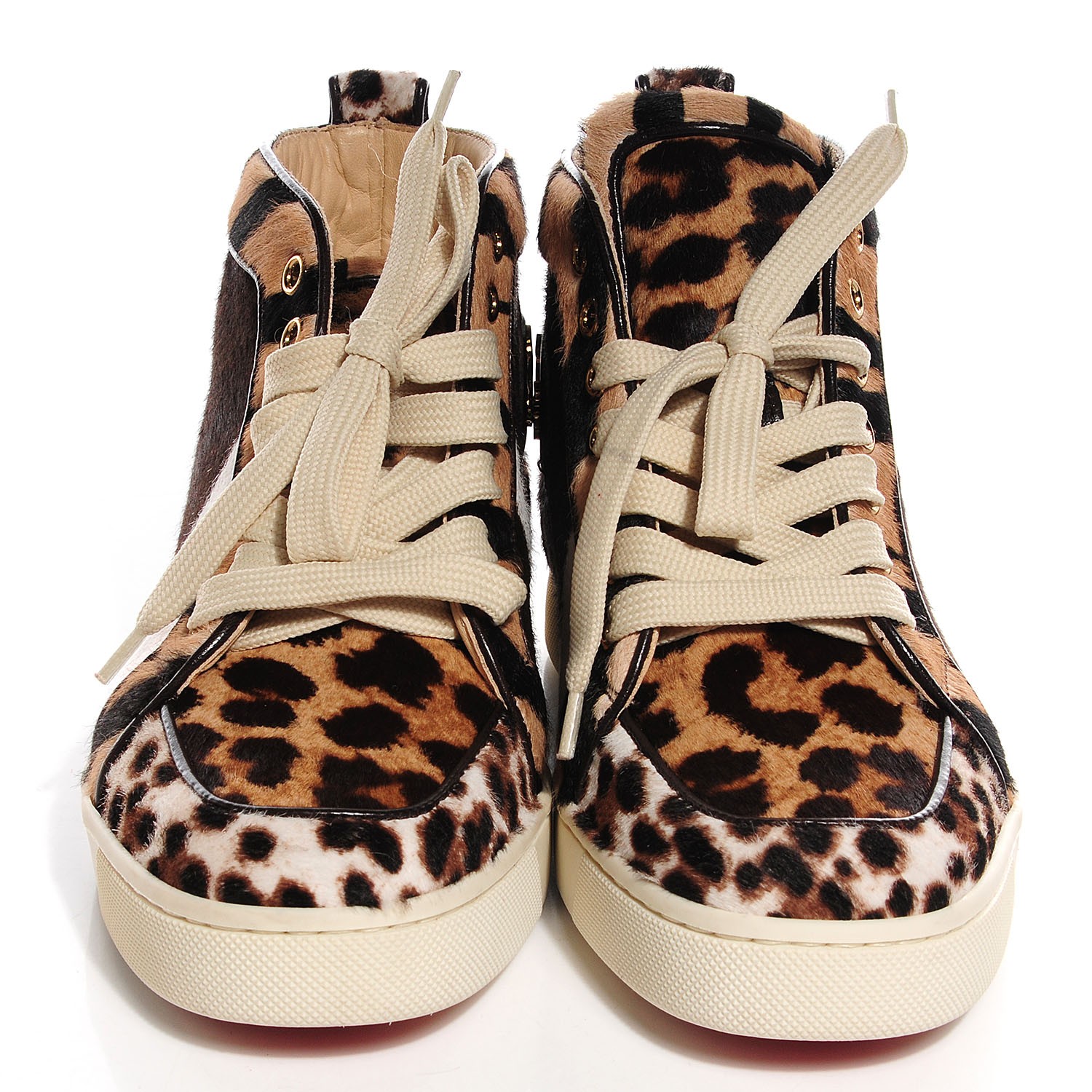 Christian Louboutin Pony Hair Leopard Rantus Orlato Flat Sneakers