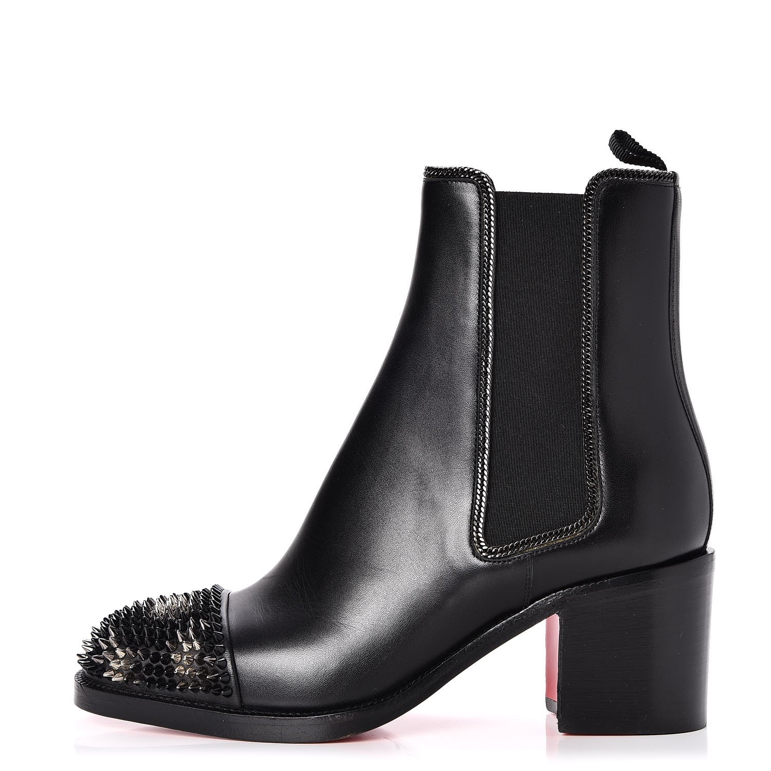 louboutin boots spikes