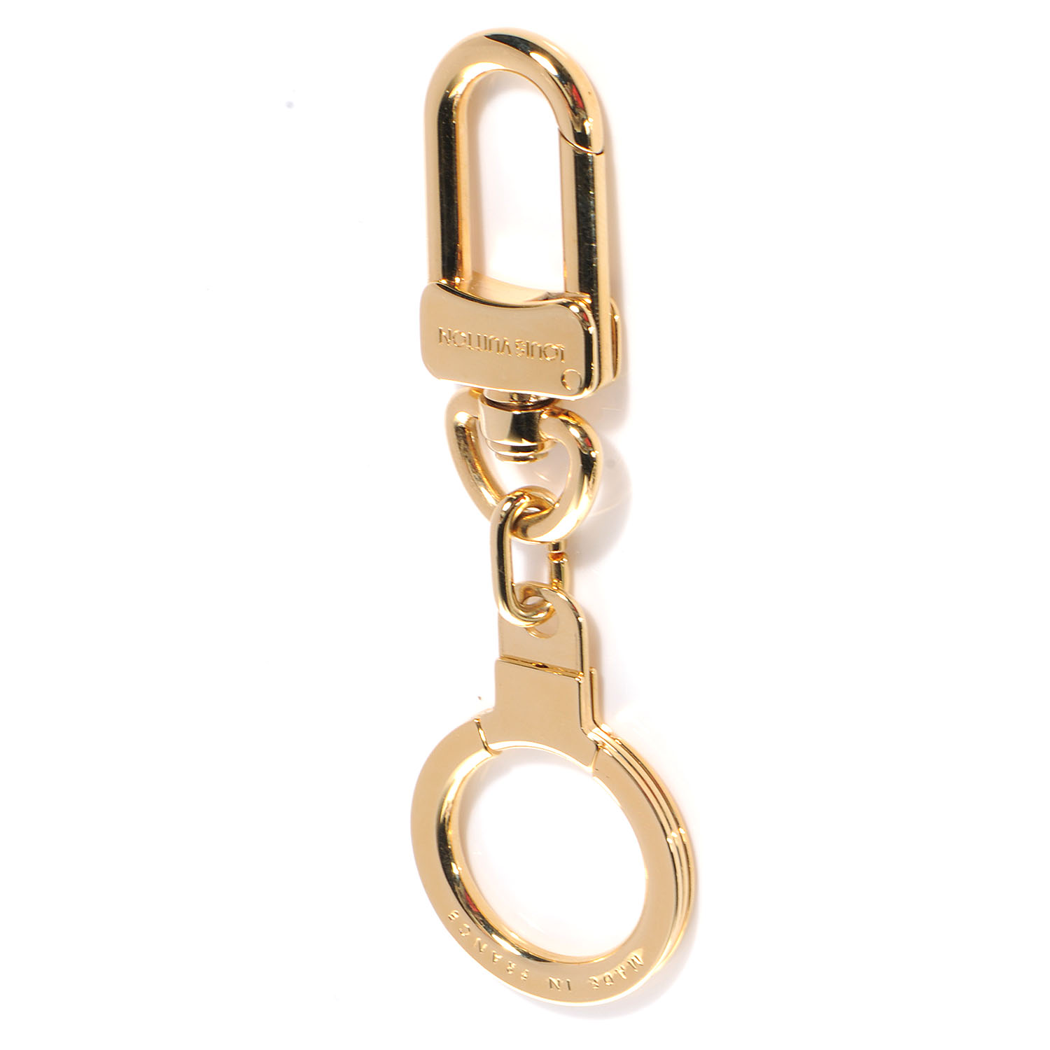 LOUIS VUITTON Pochette Extender Key Ring Gold 55582