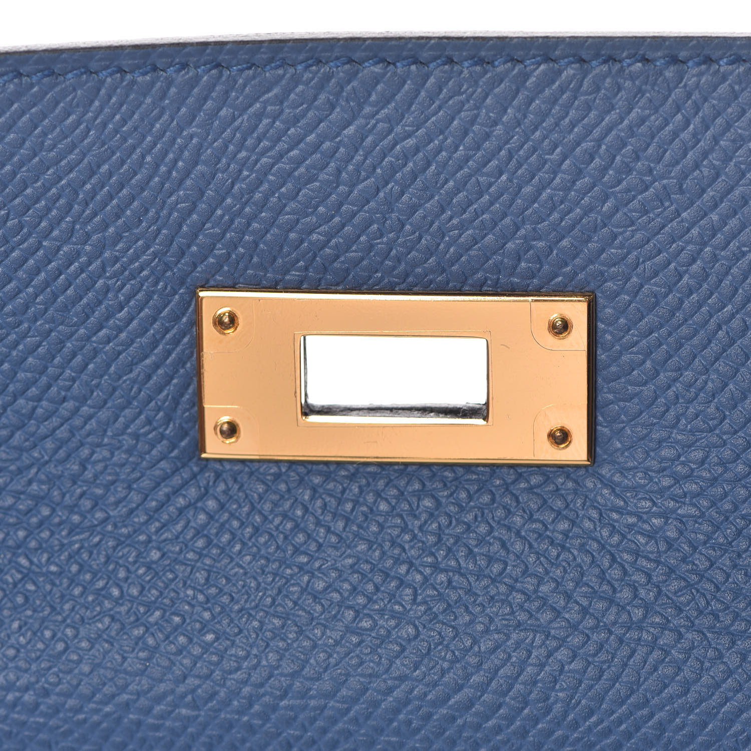 HERMES Epsom Kelly Sellier 28 Bleu Agate 405615