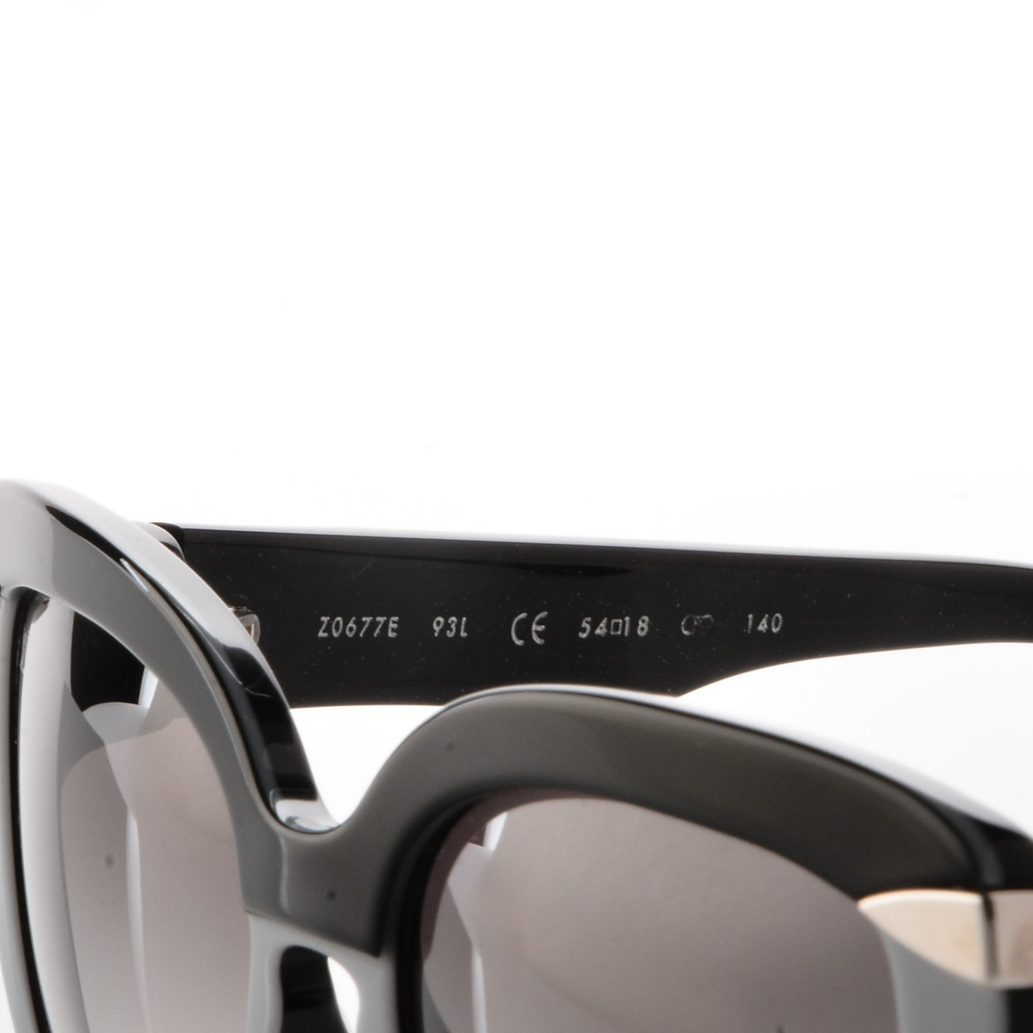 LOUIS VUITTON Clover Z0677E Sunglasses Black 207179