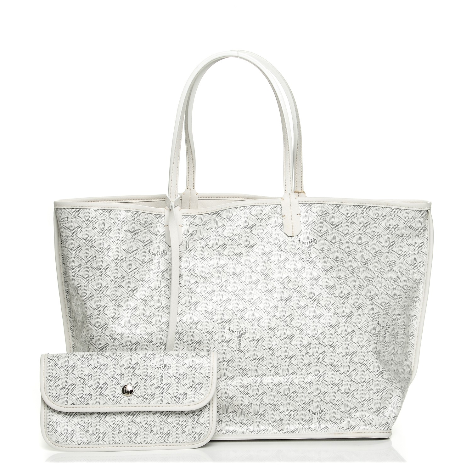 white goyard purse