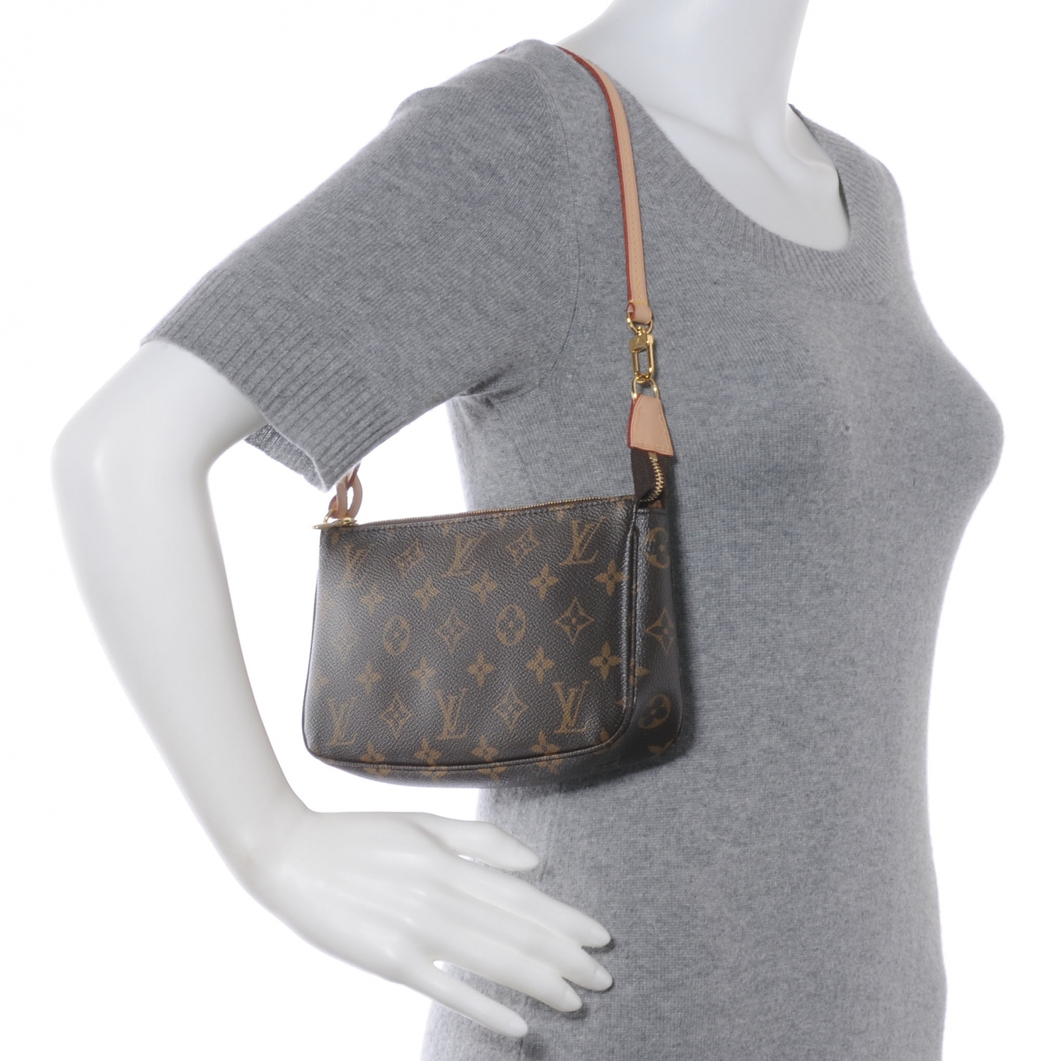 LOUIS VUITTON Monogram Pochette Accessories NM 45077