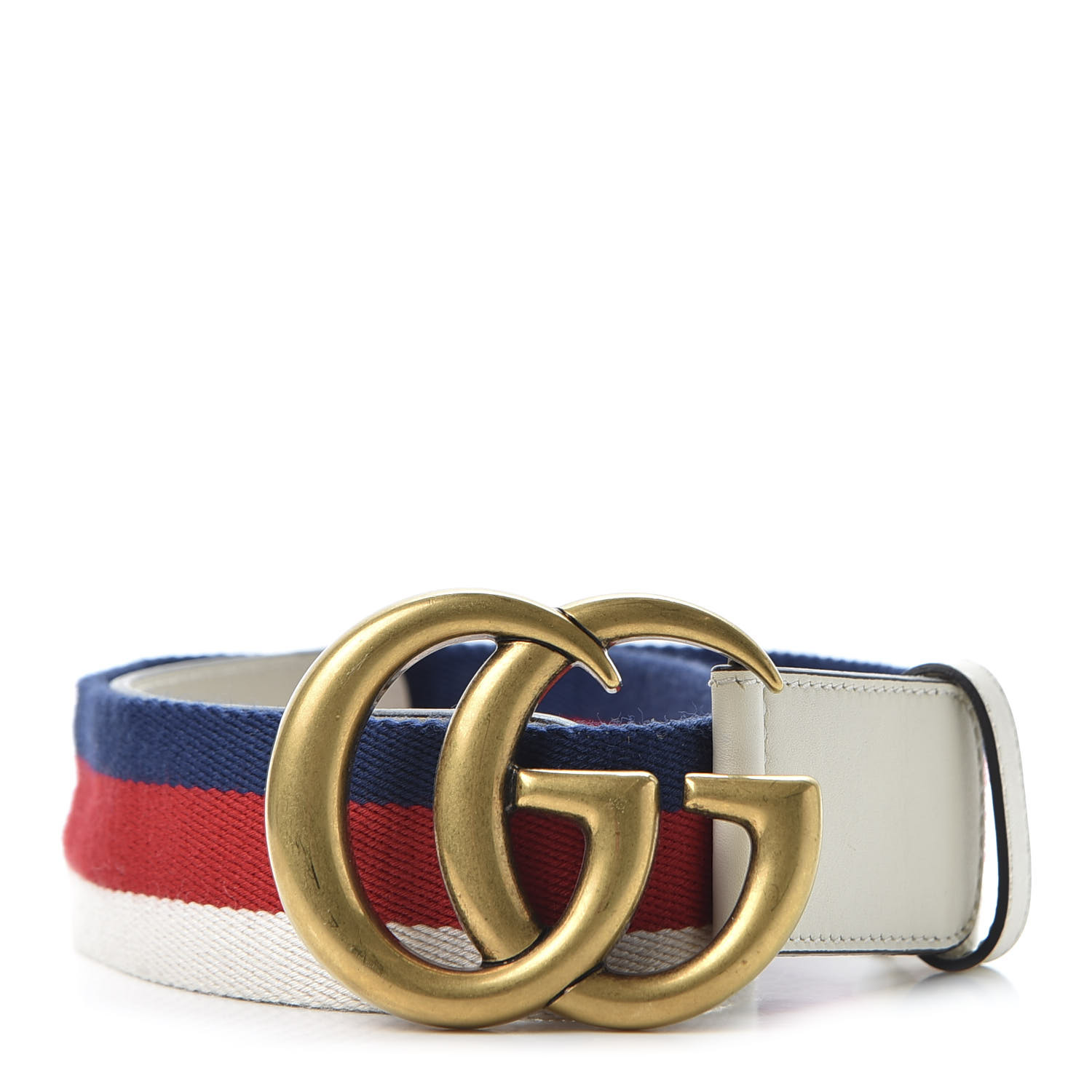 white double g gucci belt