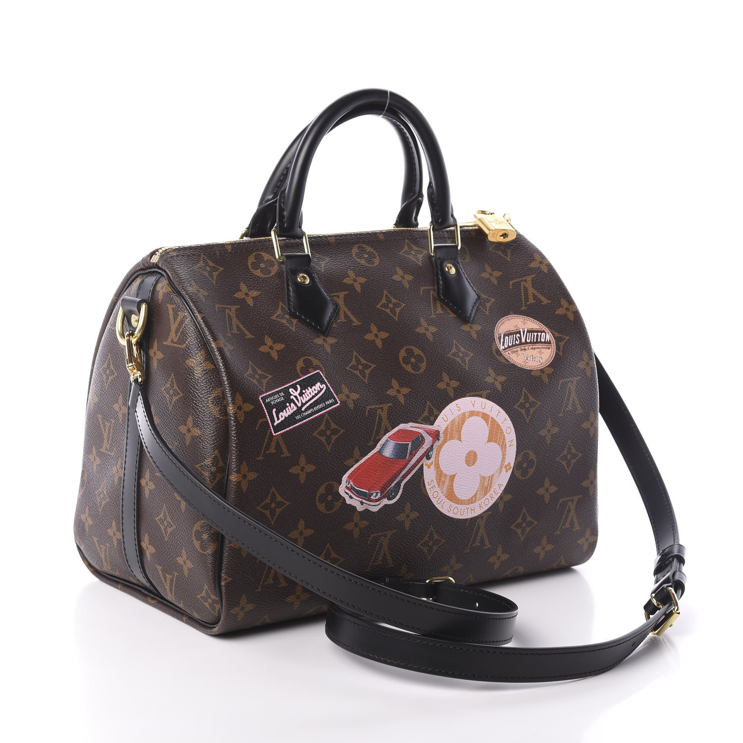 Louis Vuitton, Monogram Canvas World Tour Speedy