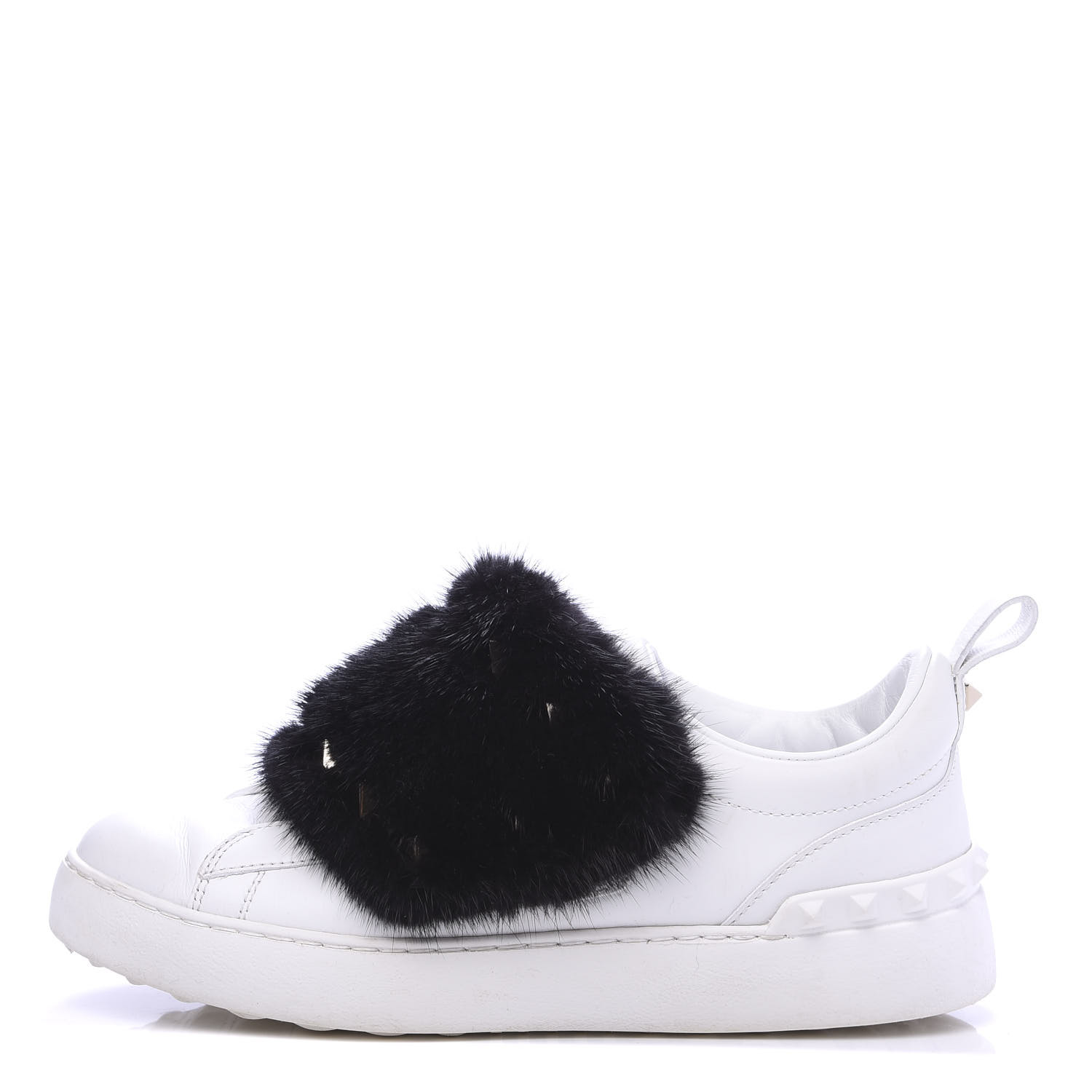valentino fur sneakers