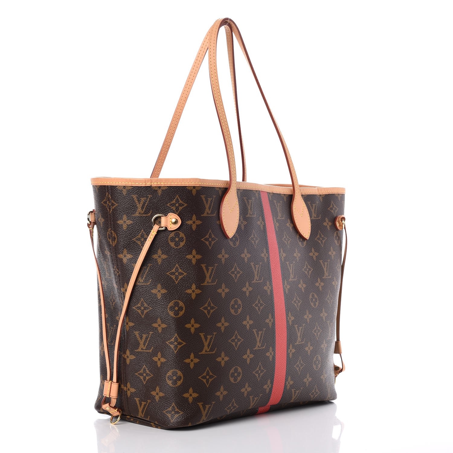 LOUIS VUITTON Monogram My LV Heritage Neverfull MM Rouge Red Black 294834