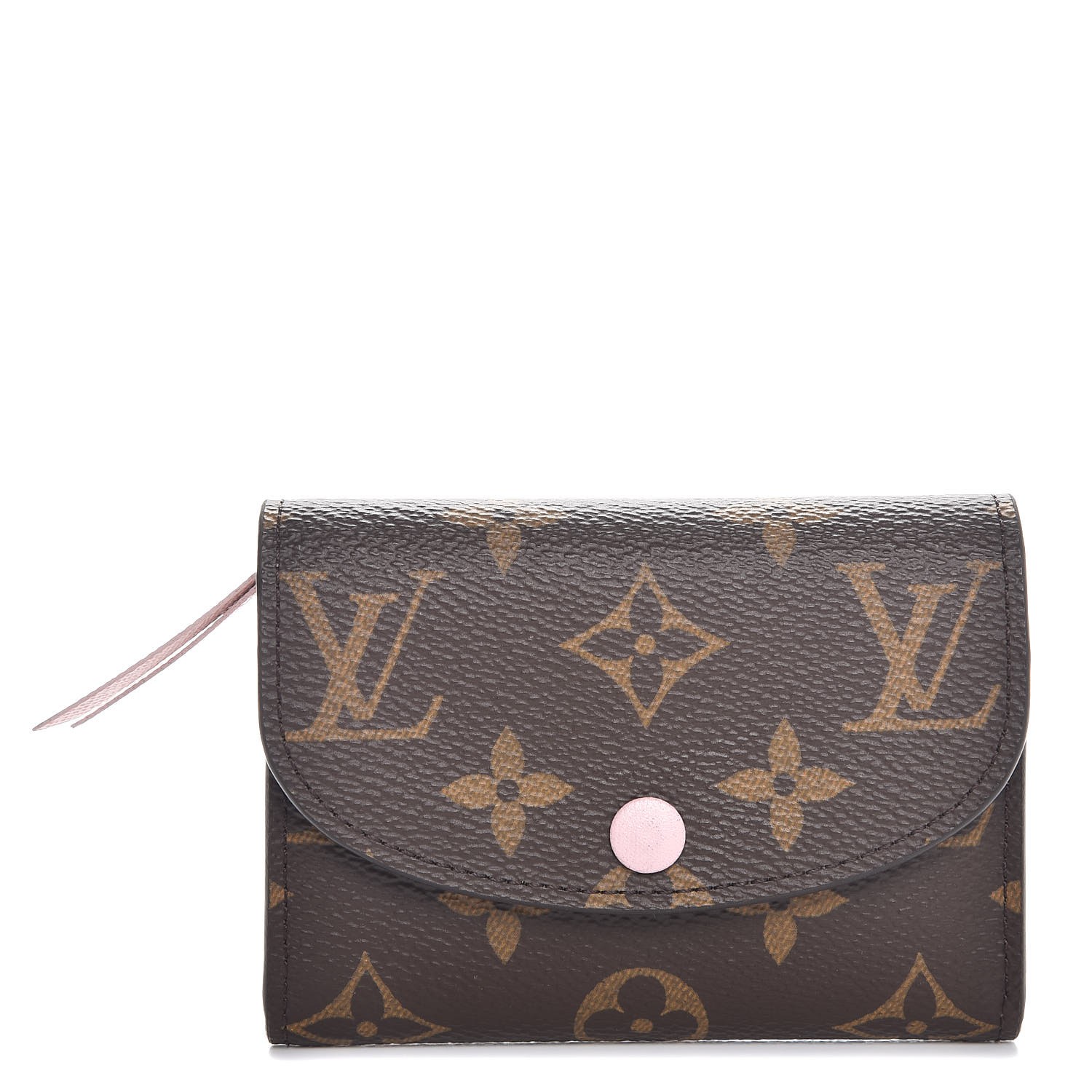 LOUIS VUITTON Monogram Rosalie Coin Purse Rose Ballerine 279618