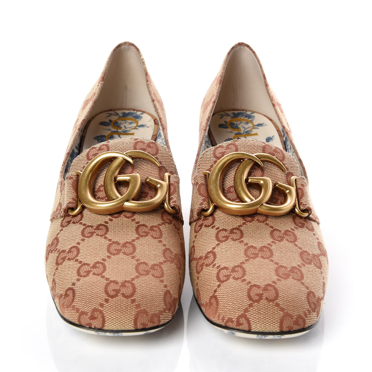 gucci double g heels