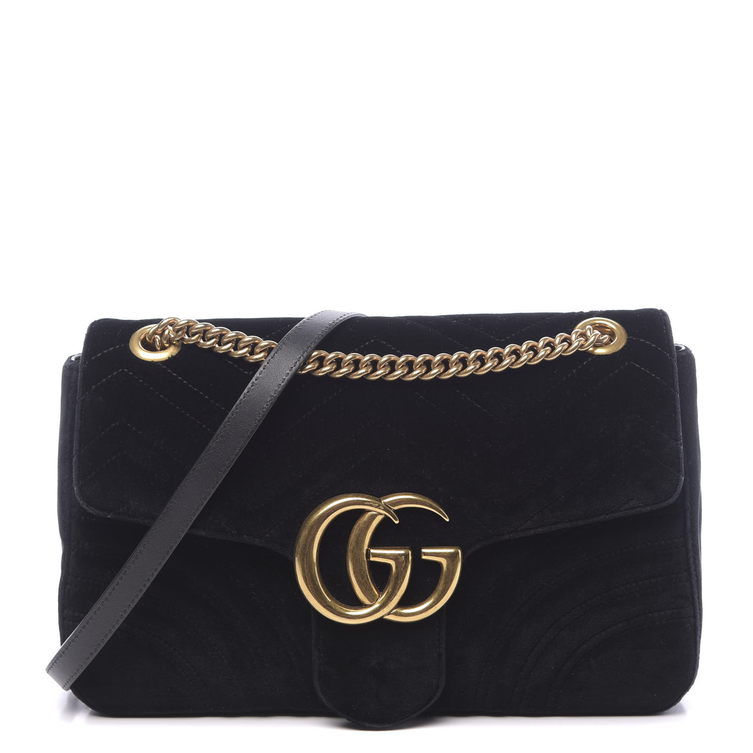gg marmont velvet medium shoulder bag