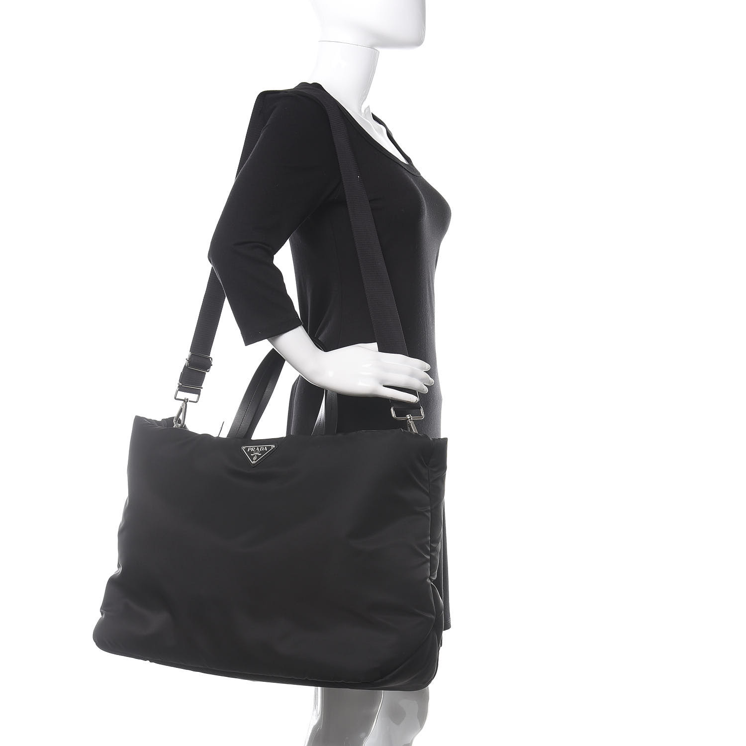 shopper prada tessuto
