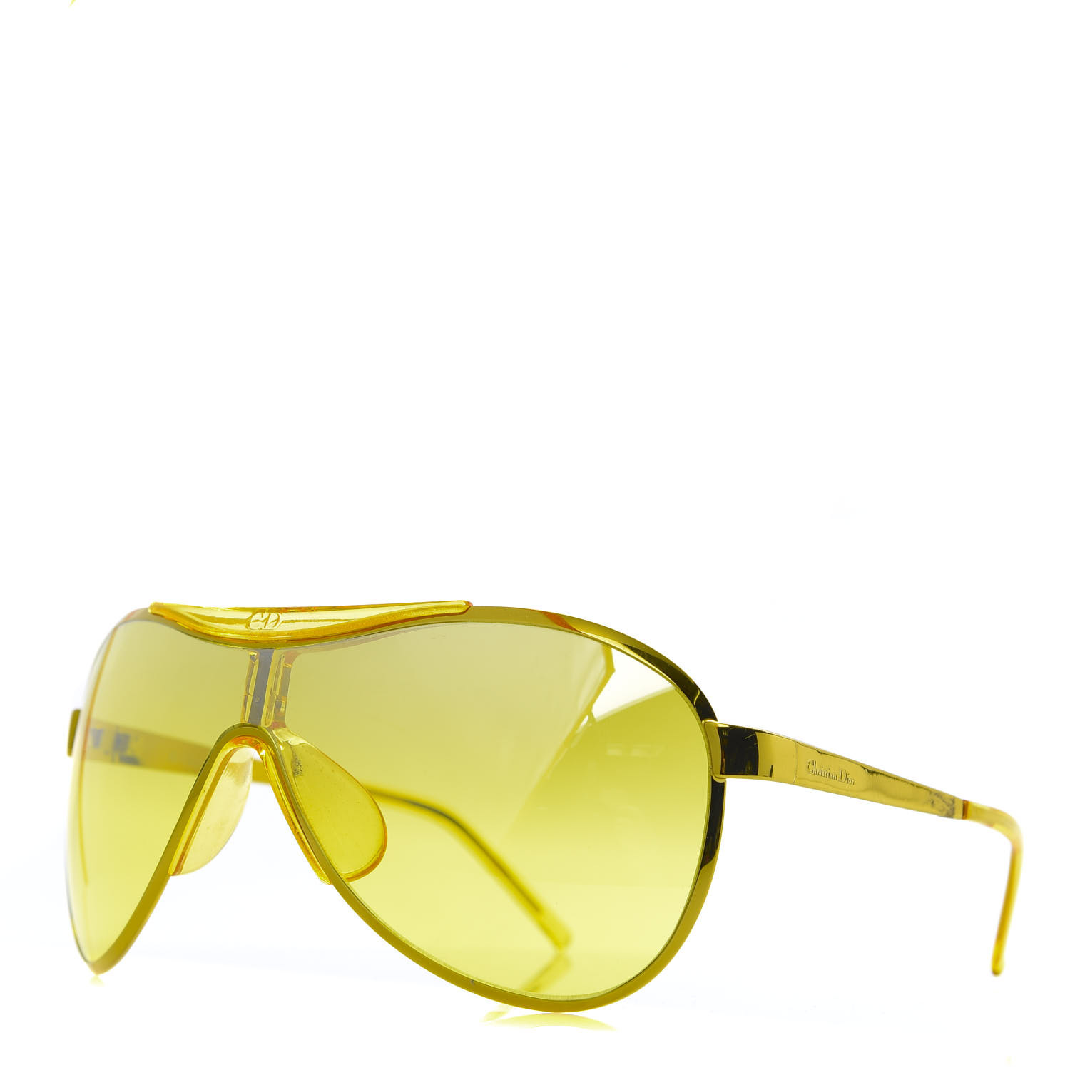 christian dior yellow sunglasses