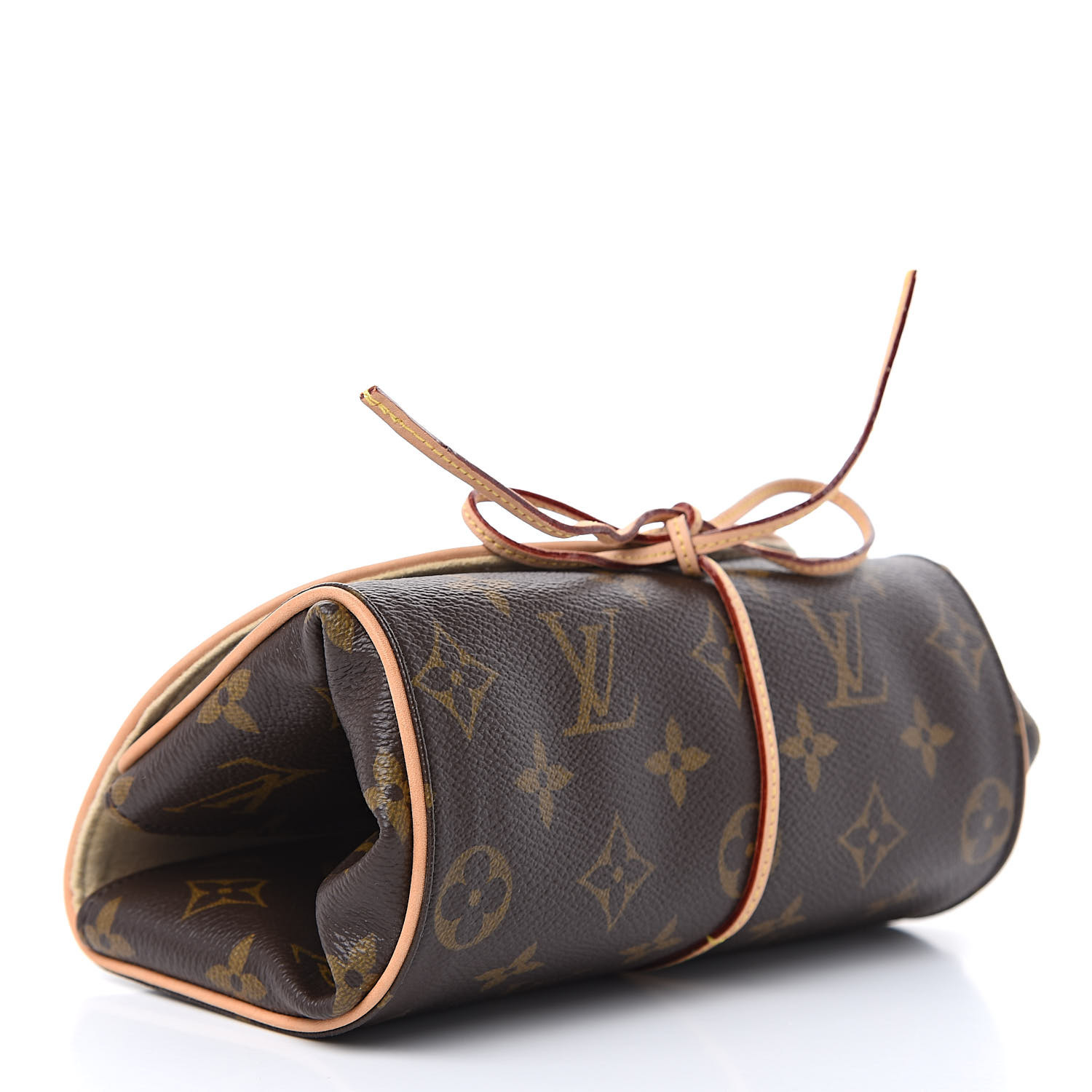 LOUIS VUITTON Monogram Jewelry Roll Pouch 507208