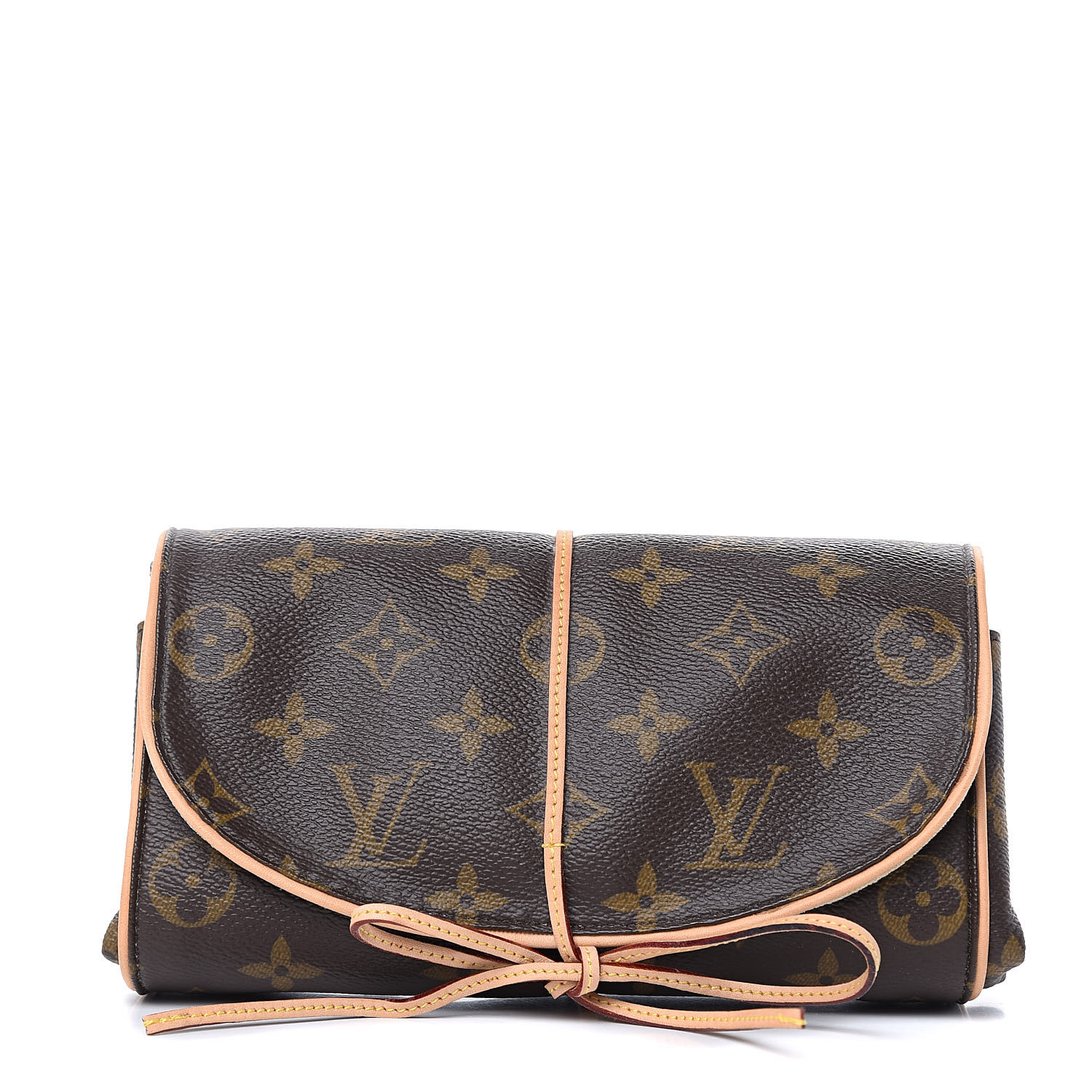 LOUIS VUITTON Monogram Jewelry Roll Pouch 507208