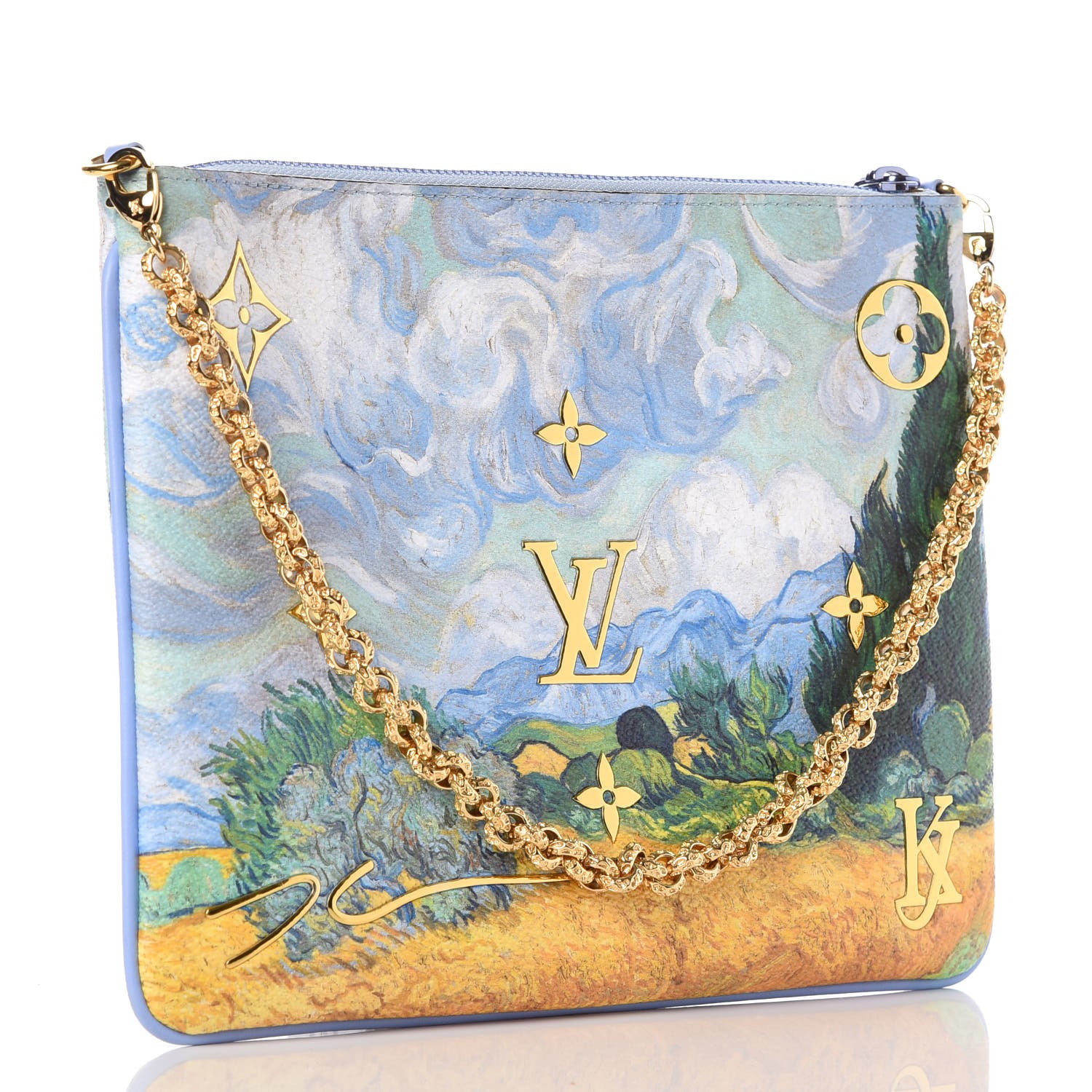 LOUIS VUITTON Limited Edition Coated Canvas Jeff Koons Van Gogh Master -  The Purse Ladies