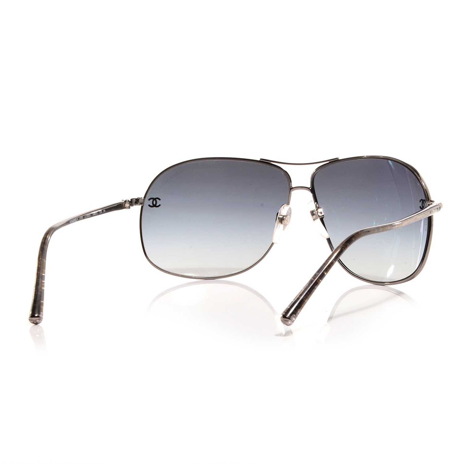 chanel gold aviator sunglasses