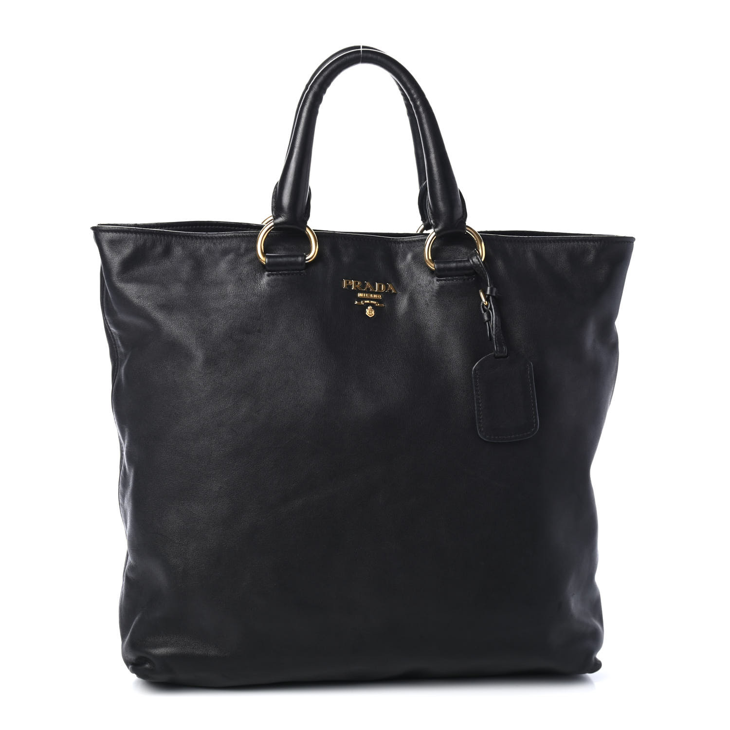 prada soft calf tote