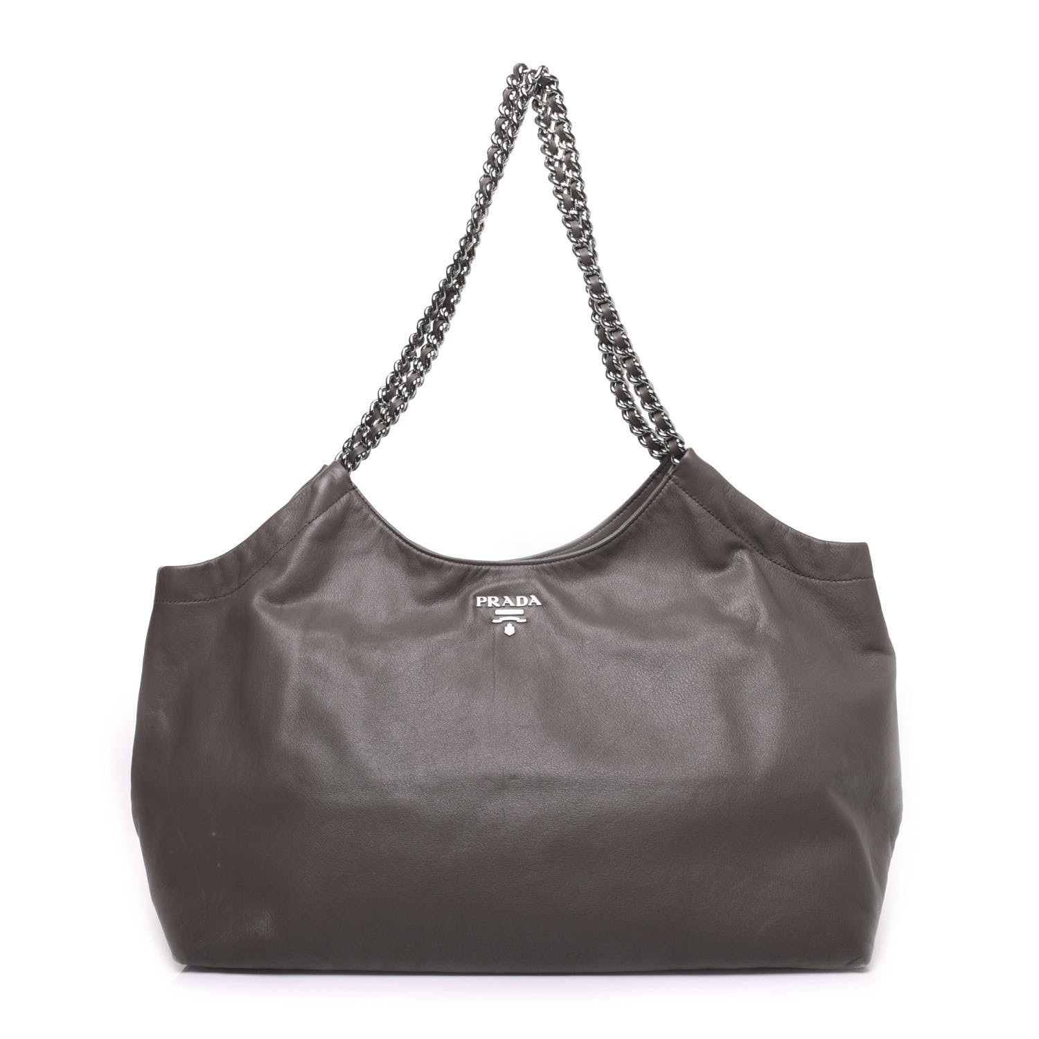 prada chain tote