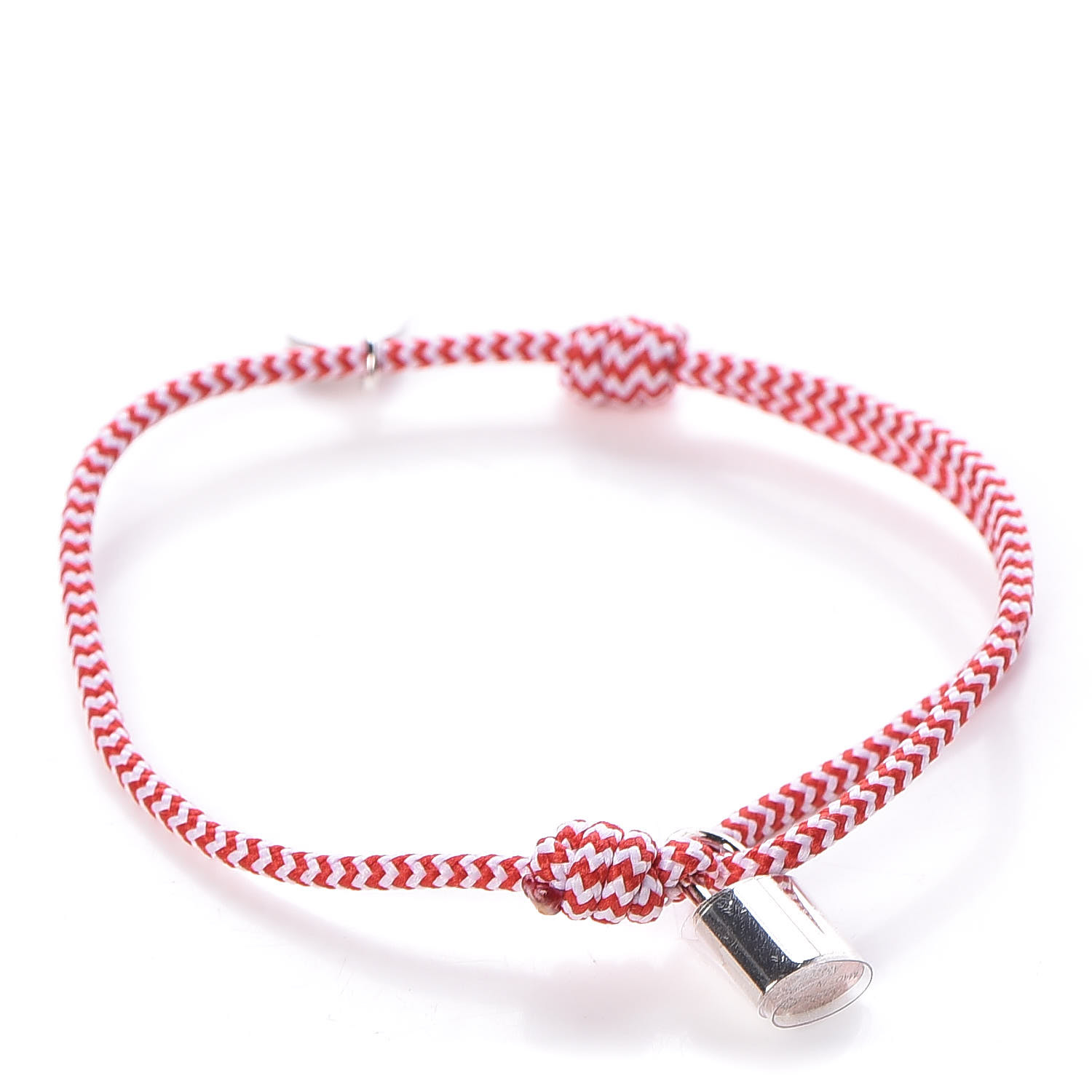 Shop Louis Vuitton Silver lockit bracelet, sterling silver (Q95450