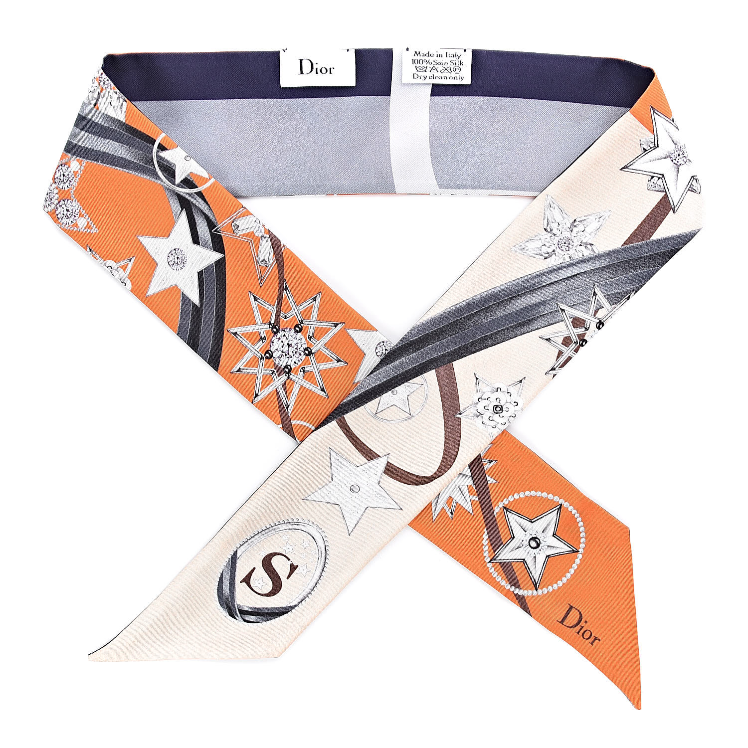 Dior silk mitzah scarf
