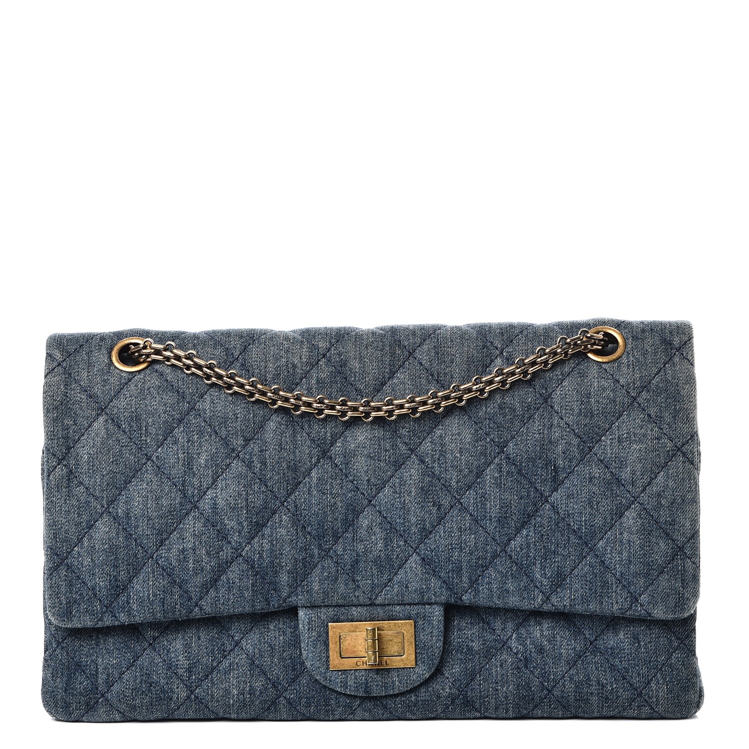 chanel 2.55 denim