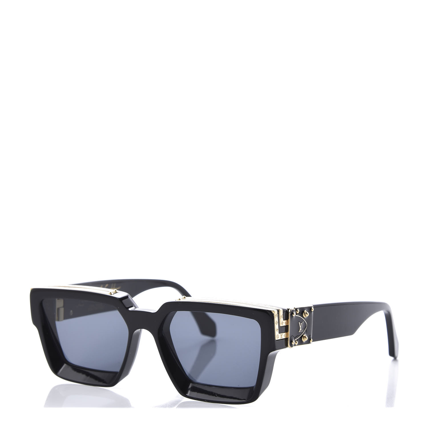 LOUIS VUITTON Acetate 1.1 Millionaires Z1165W Sunglasses Black 591491