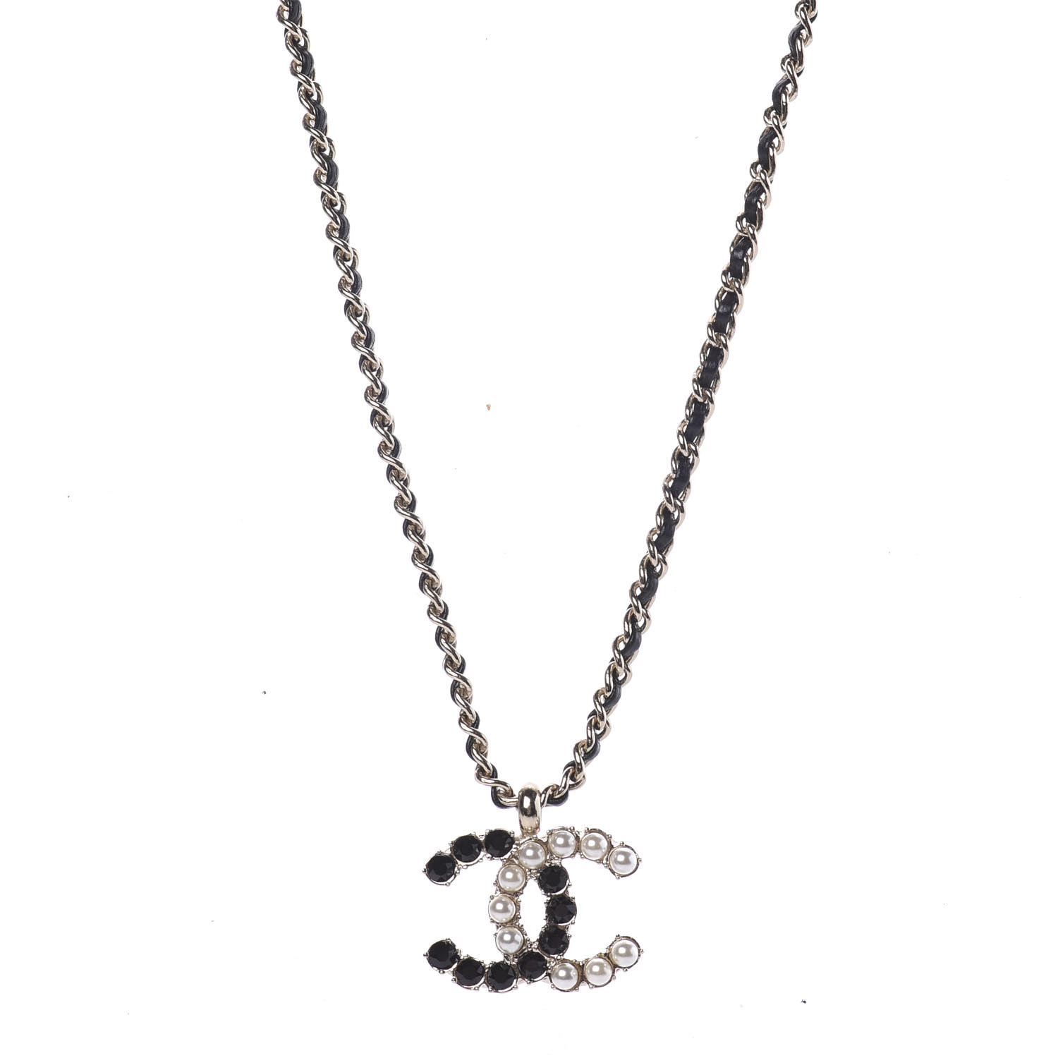 short black necklace