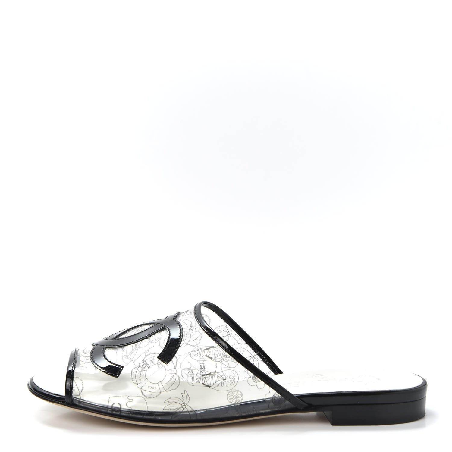 chanel pvc sandals