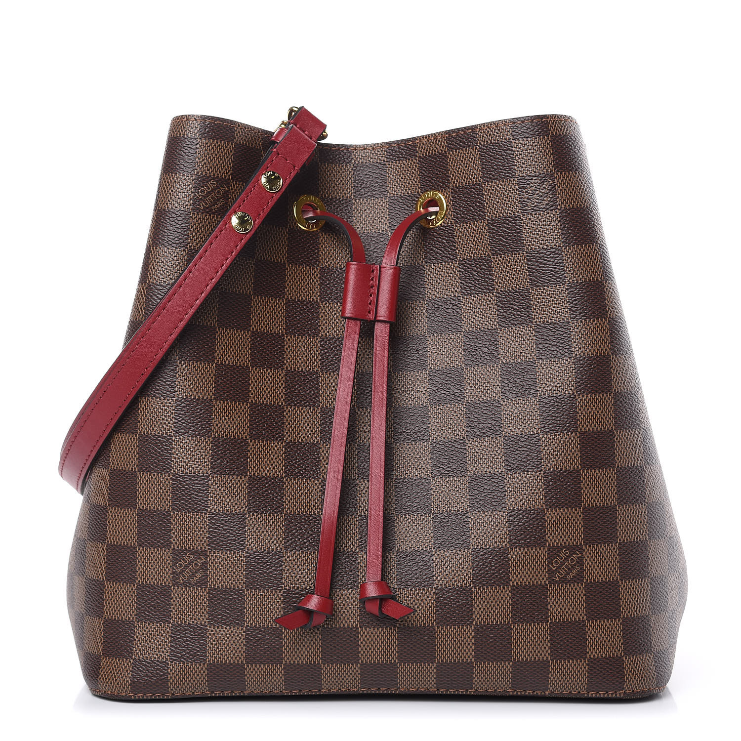 Louis Vuitton N40214 LV NeoNoe bucket bag in Damier Ebene coated canvas  Replica sale online ,buy fake bag