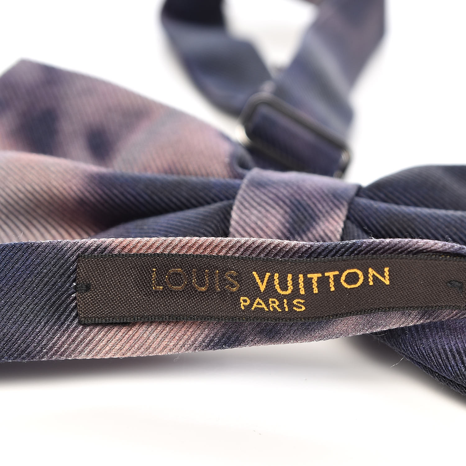 LOUIS VUITTON Silk Tie Dye Bow Tie 511688