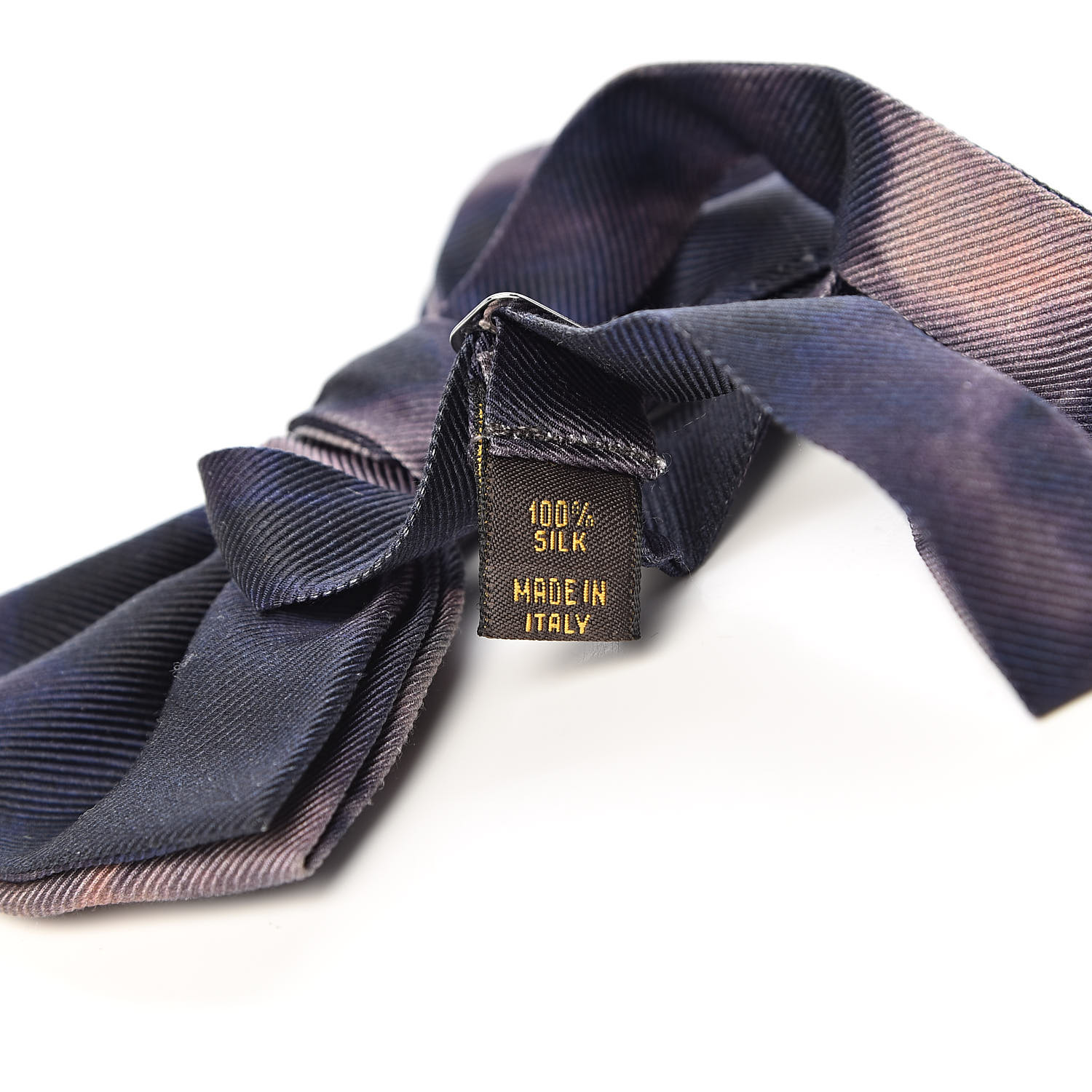 LOUIS VUITTON Silk Tie Dye Bow Tie 511688
