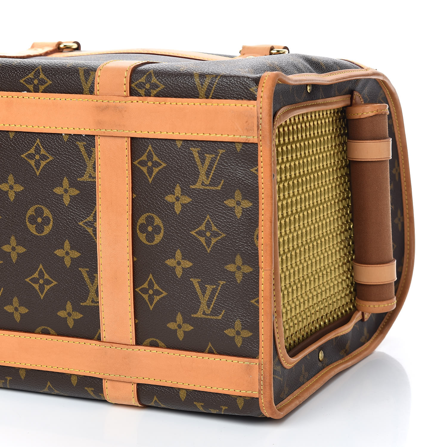 LOUIS VUITTON Monogram Sac Chien Pet Carrier 40