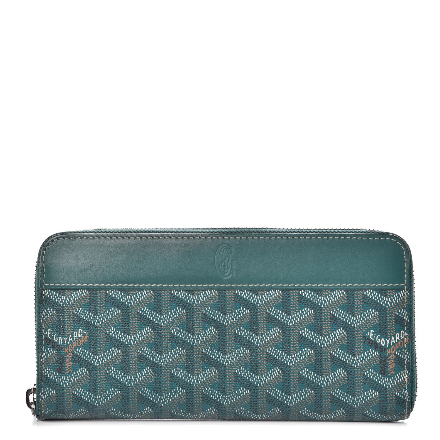 goyard wallet green