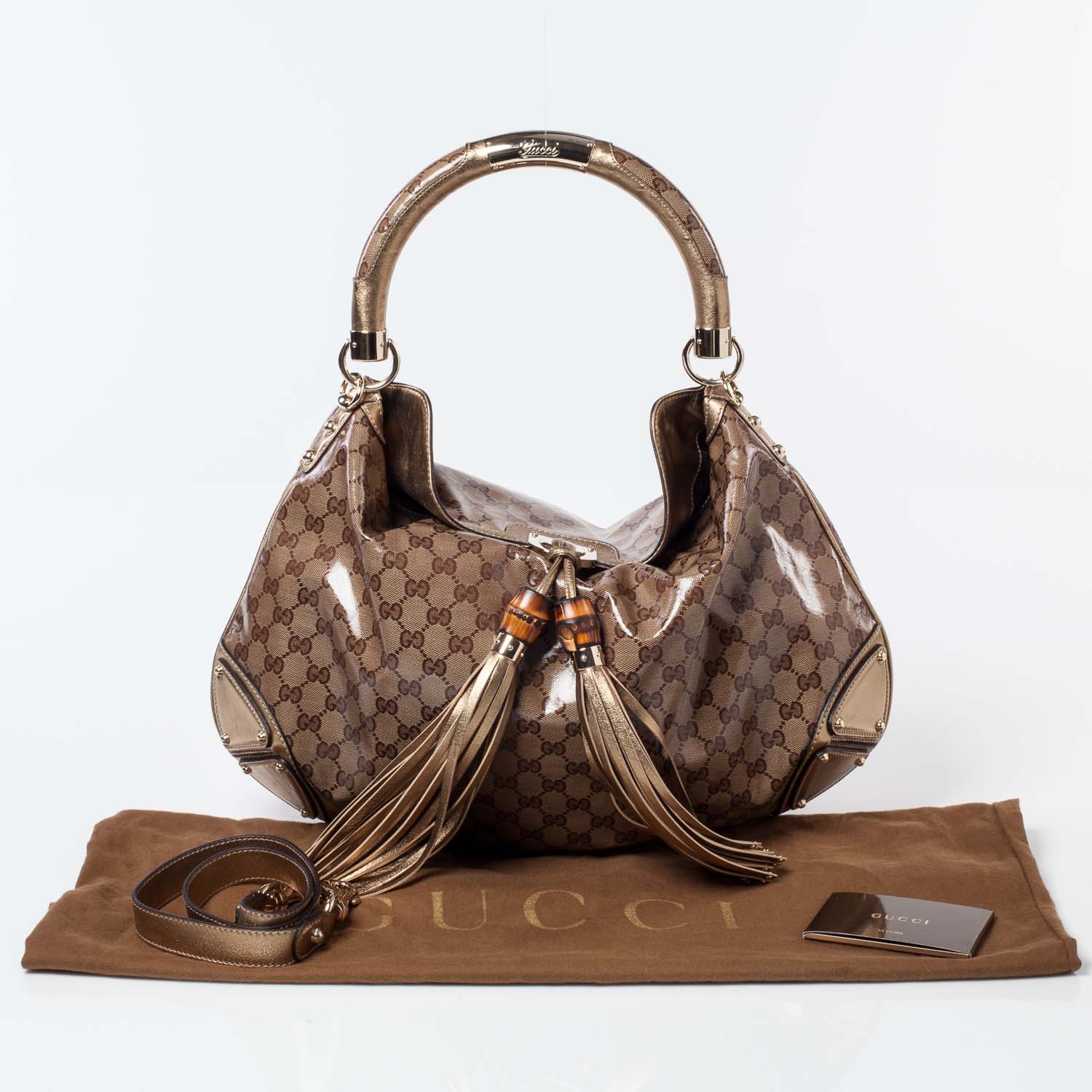 gucci crystal monogram