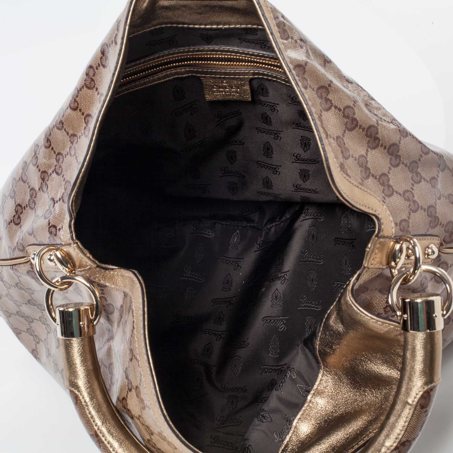 gucci crystal monogram