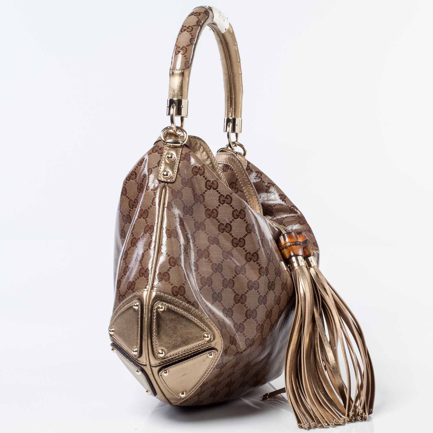 gucci crystal monogram