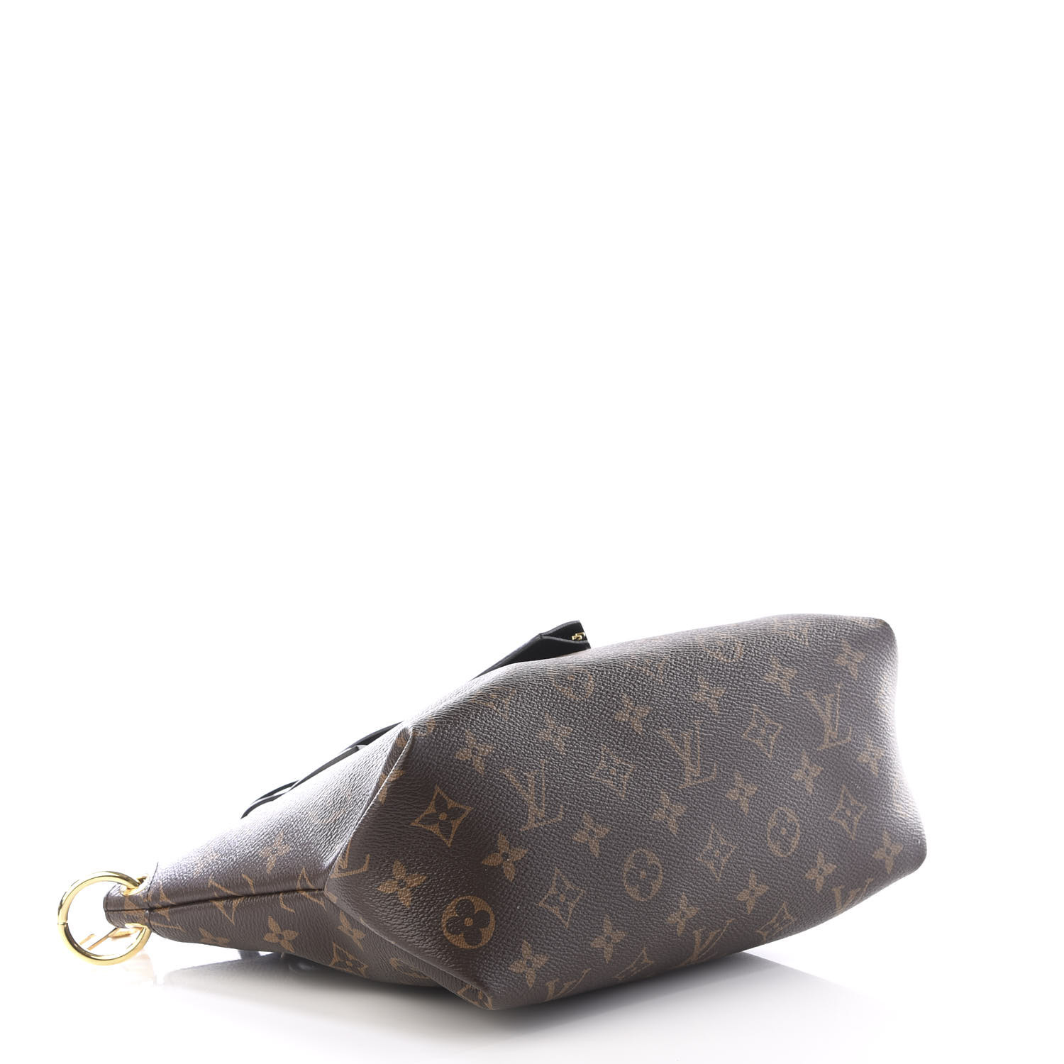 Louis Vuitton Shoulder Bag Flower Zippered PM Noir Black Leather