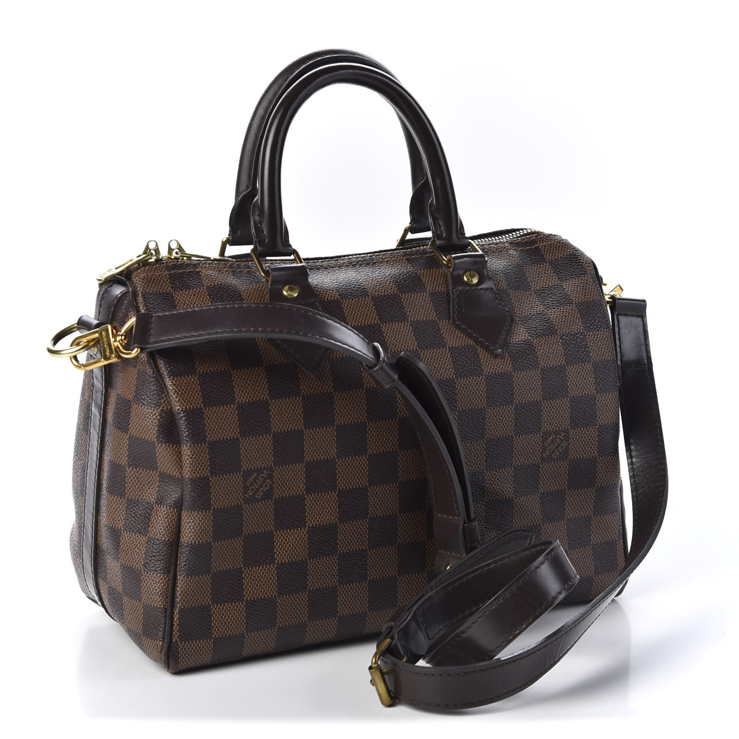 LOUIS VUITTON Damier Ebene Speedy Bandouliere 25 562379