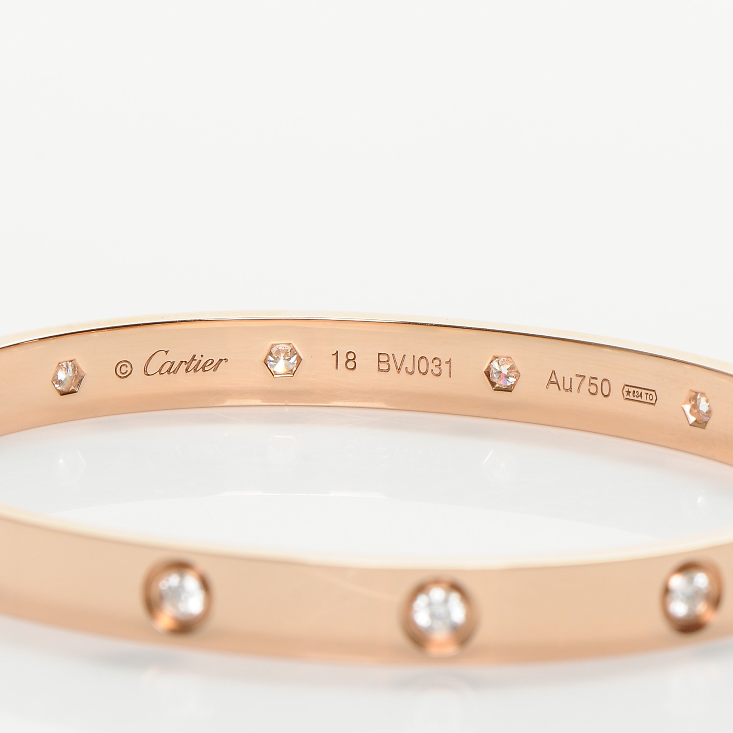 cartier love diamond bracelet