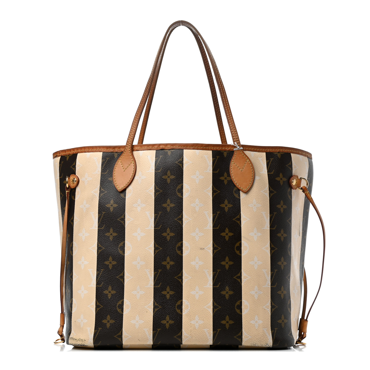 LOUIS Rayures Neverfull MM 805291 | FASHIONPHILE