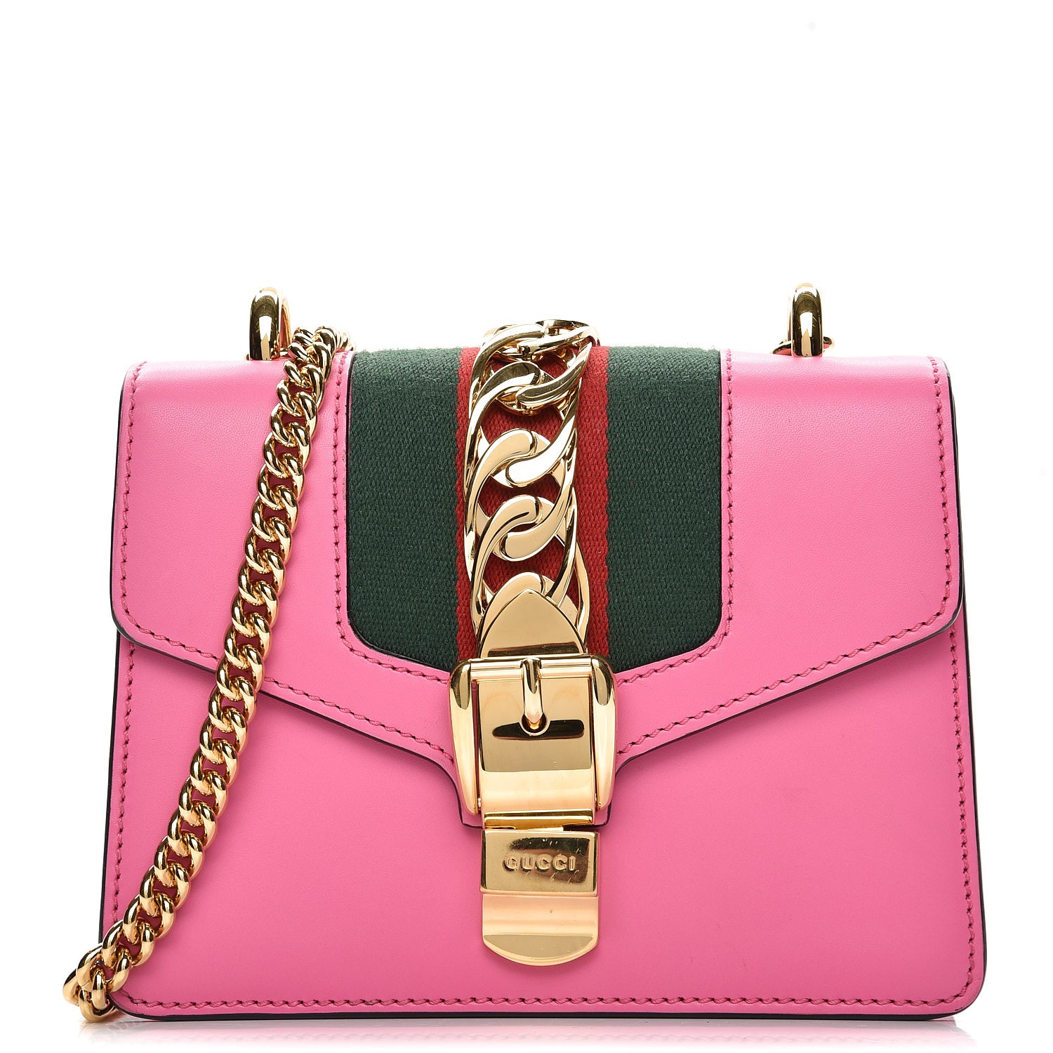 pink gucci chain bag