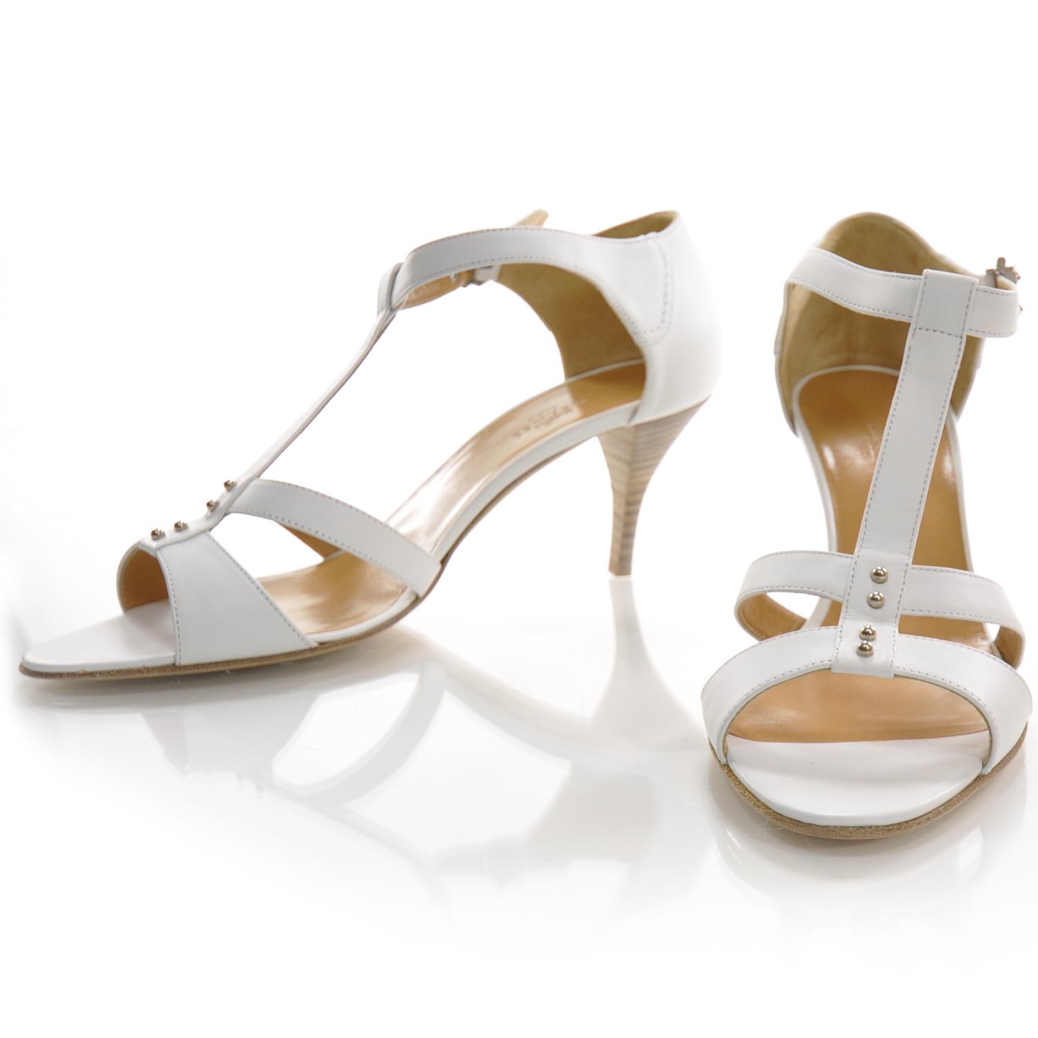 white hermes sandals