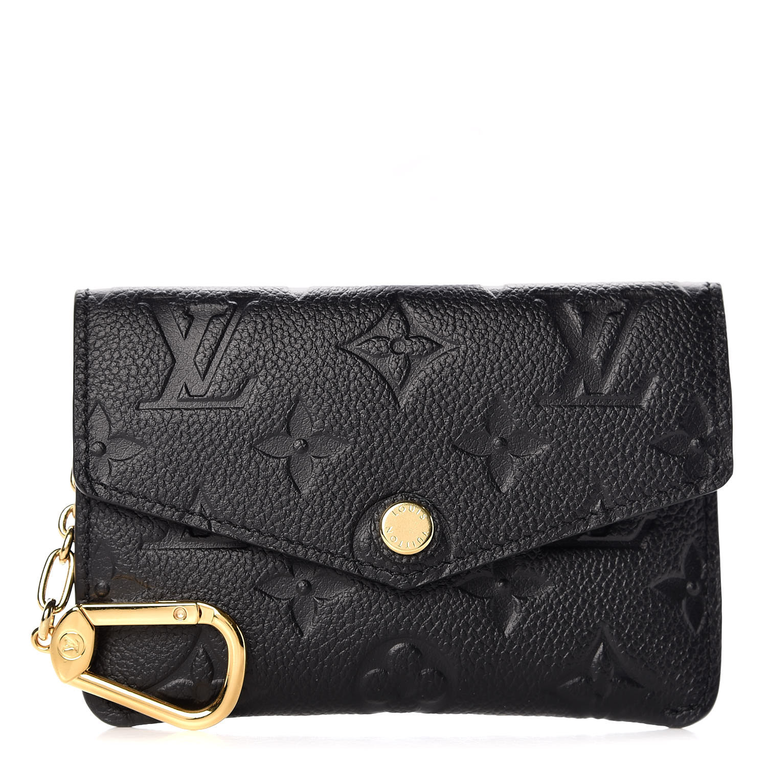 LOUIS VUITTON Empreinte Key Pouch Black 355319